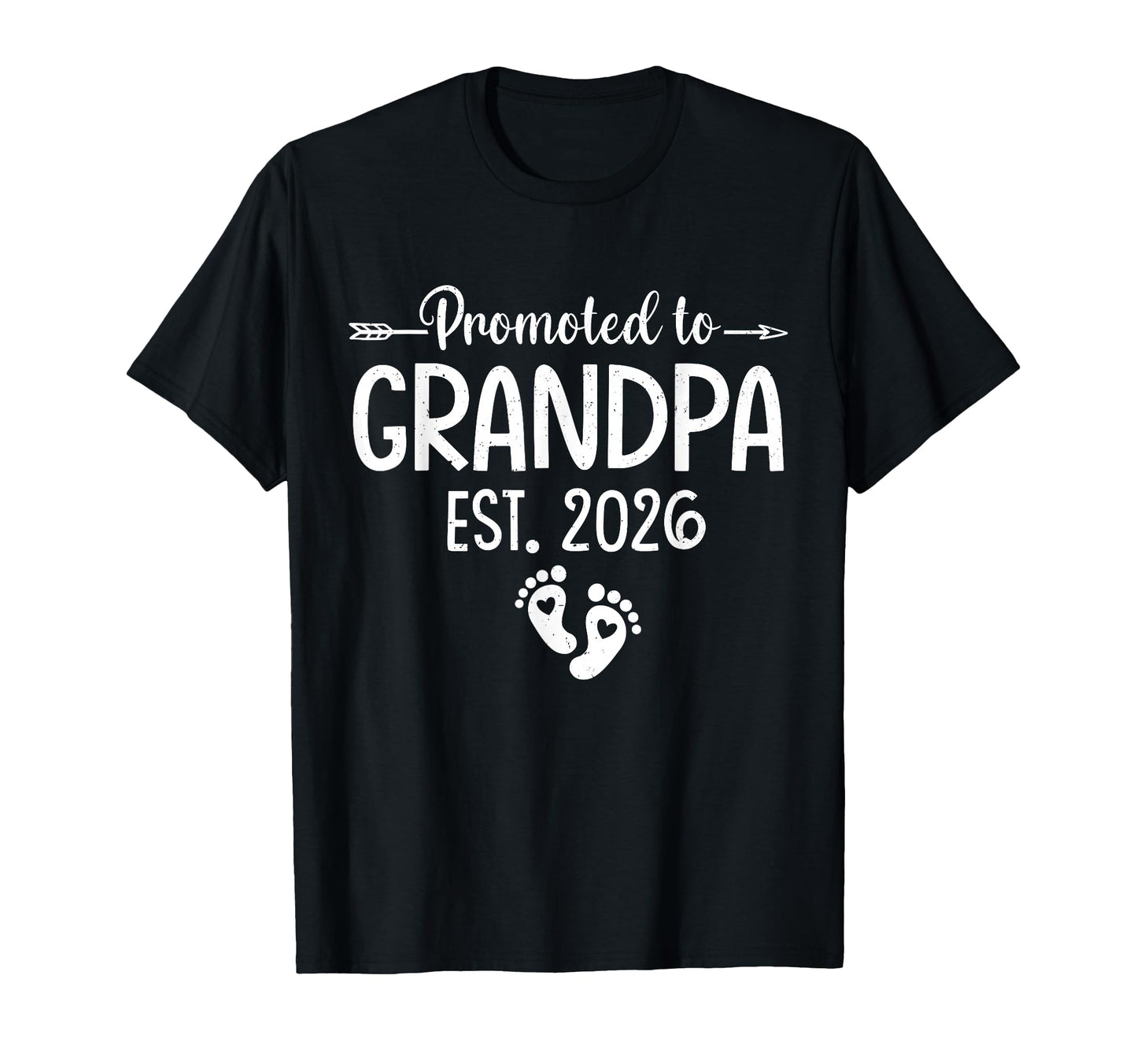 Promoted To Grandpa Est 2026 Matching T-Shirt - Minimalist Print Unisex - T-Shirt, Sweatshirt, Hoodie