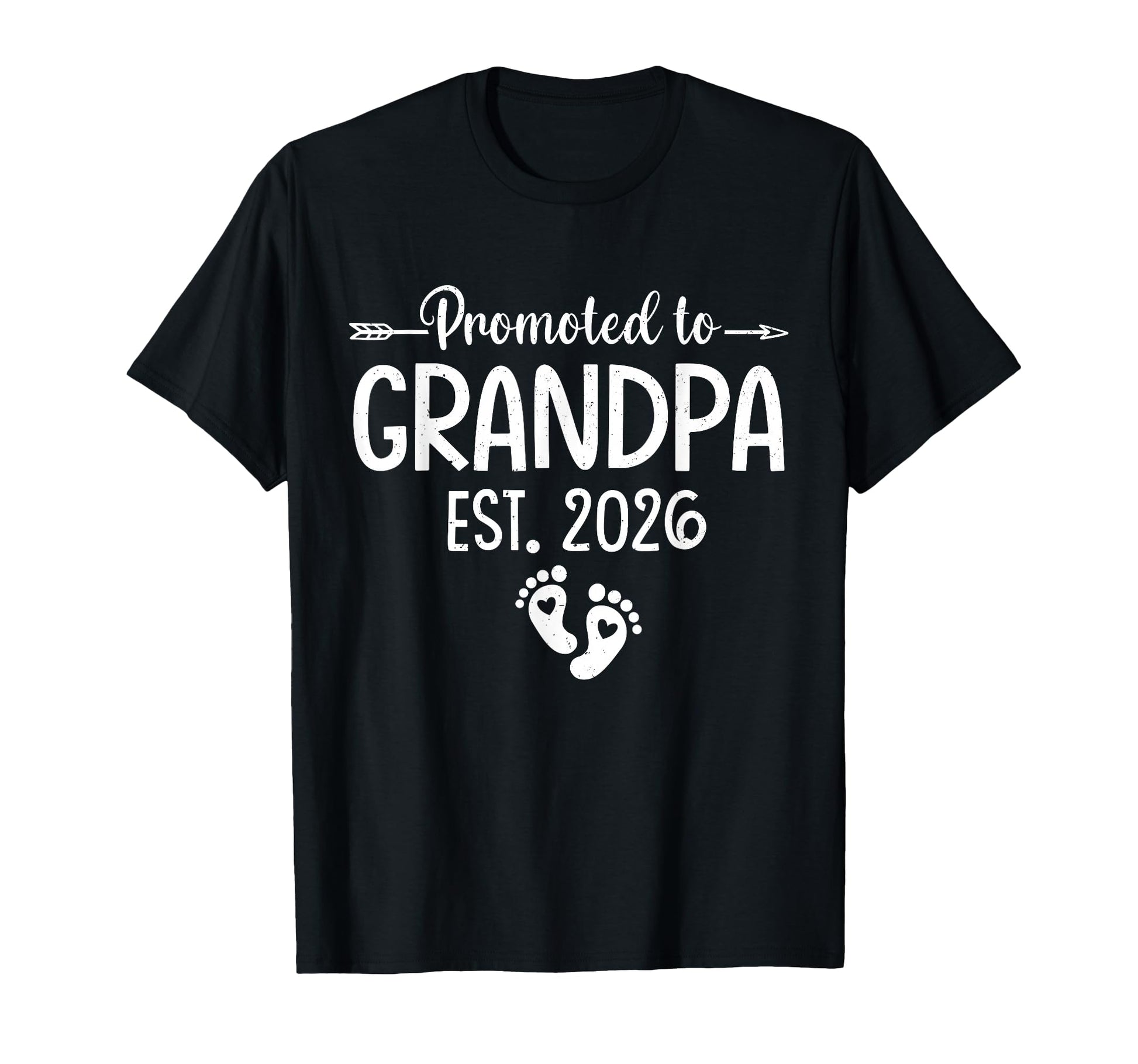 Promoted To Grandpa Est 2026 Matching T-Shirt - Minimalist Print Unisex - T-Shirt, Sweatshirt, Hoodie