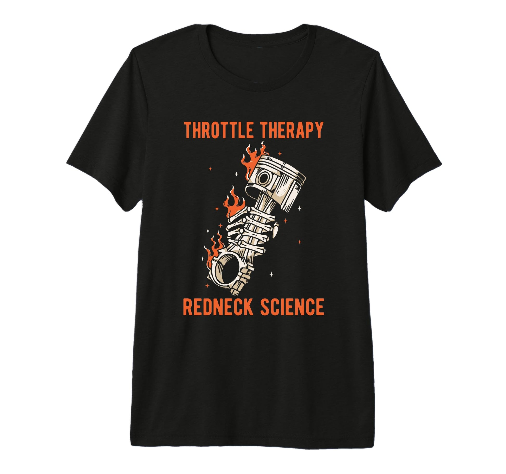 Throttle Garage Therapy Redneck T-Shirt - Casual Everyday Wear Men Women - T-Shirt, Sweatshirt, Hoodie