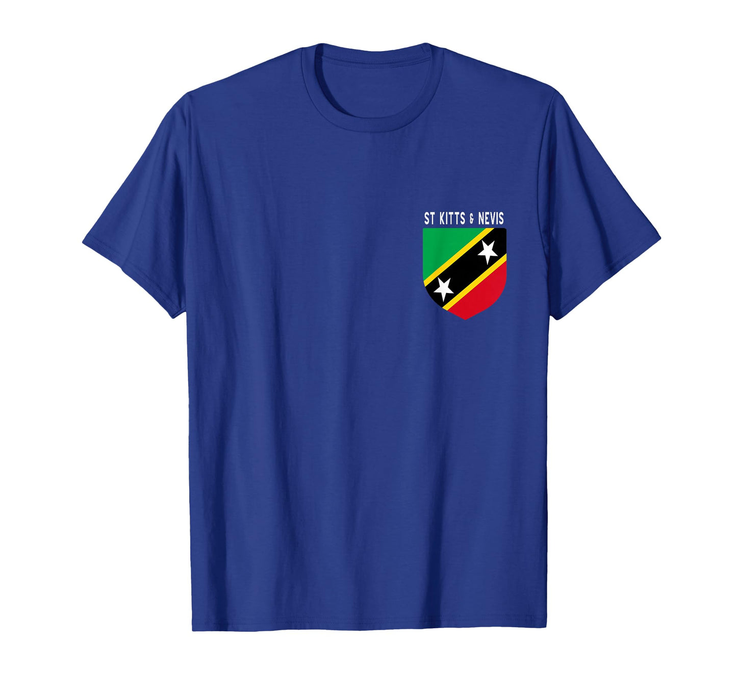 St Kitts Nevis Caribbean Flag T-Shirt - Fun Novelty Design for Adults - T-Shirt, Sweatshirt, Hoodie