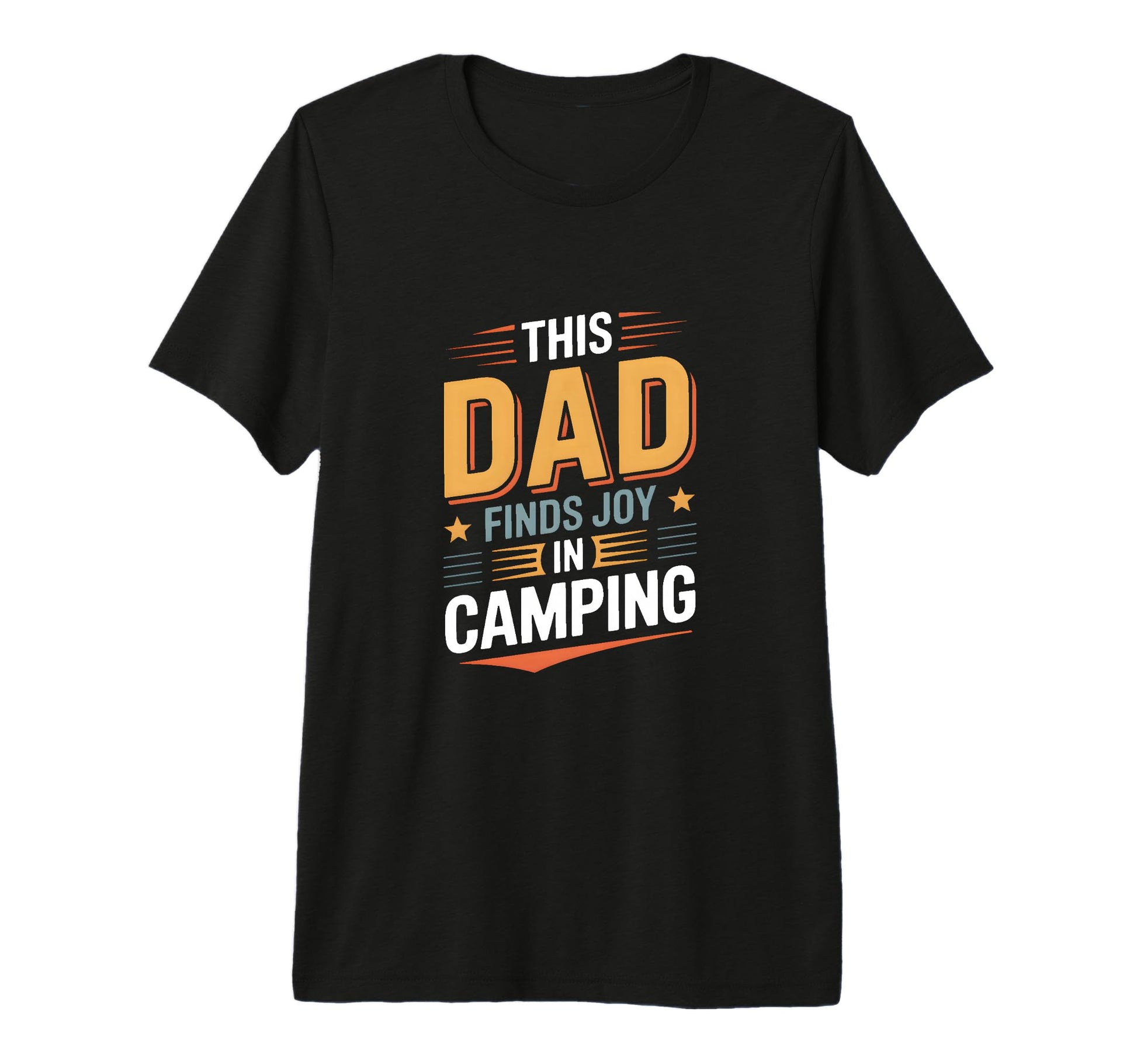 Mens This Dad Finds Joy Camping T-Shirt - Aesthetic Graphic Unisex - T-Shirt, Sweatshirt, Hoodie