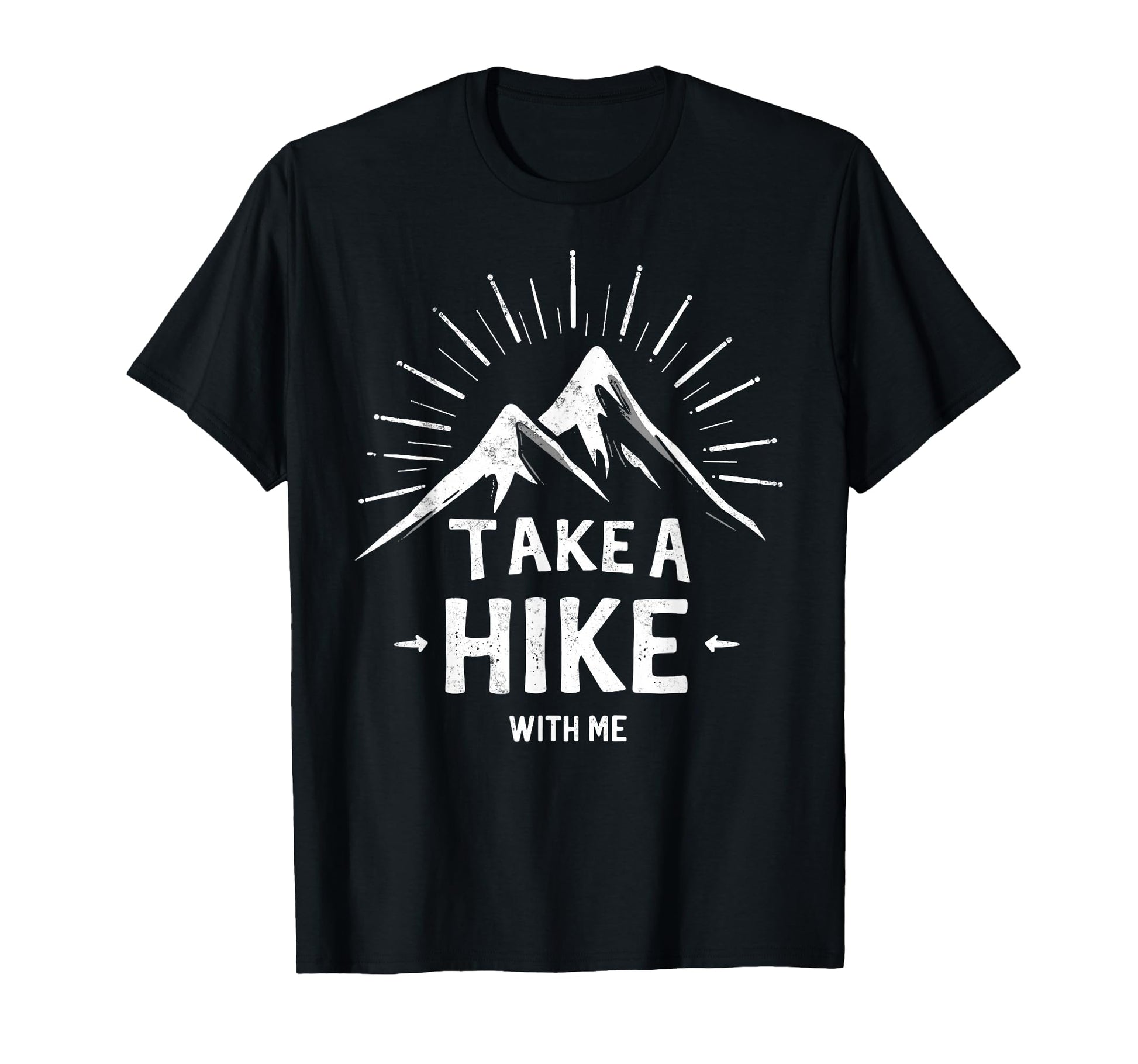 Mountain Hiking Take Hike Me Backpacking T-Shirt - Minimalist Print Unisex - T-Shirt, Sweatshirt, Hoodie