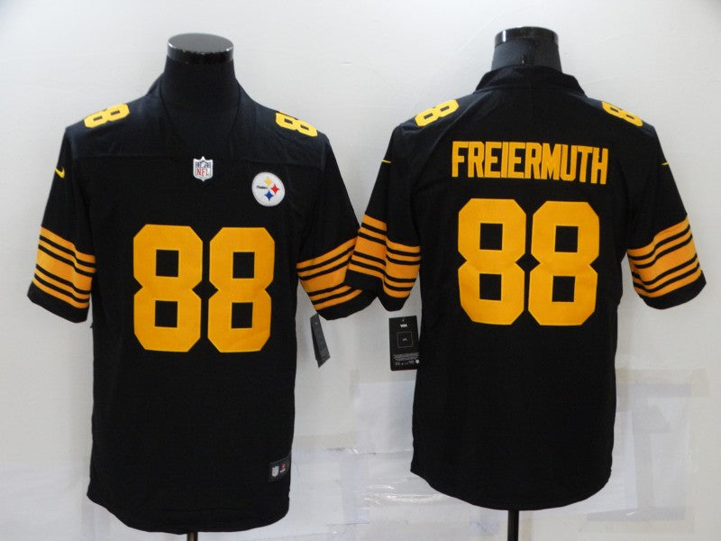 Men's Pittsburgh Steelers Pat Freiermuth Black Alternate Legend Jersey football jersey product view 1