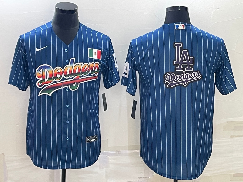 Men's Los Angeles Dodgers Royal Replica Baseball Jersey baseball jersey product view 1