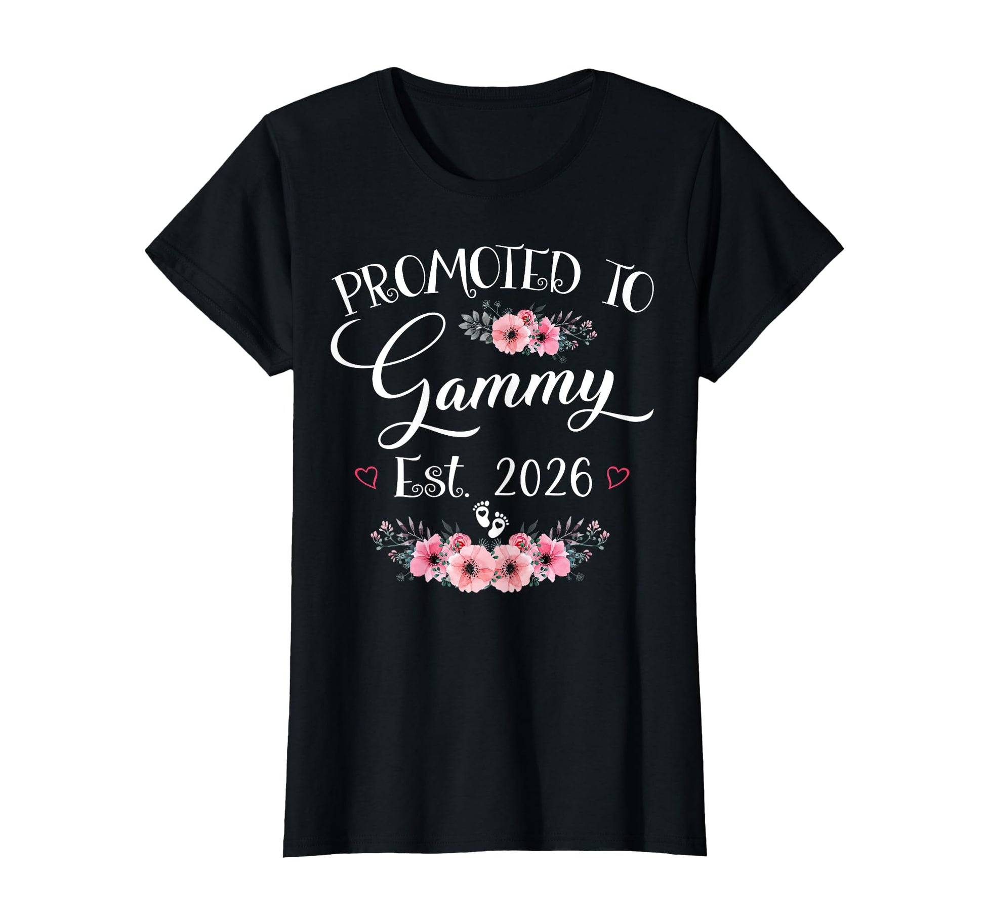 Promoted To Gammy Est 2026 First Time T-Shirt - Aesthetic Graphic Unisex - T-Shirt, Sweatshirt, Hoodie