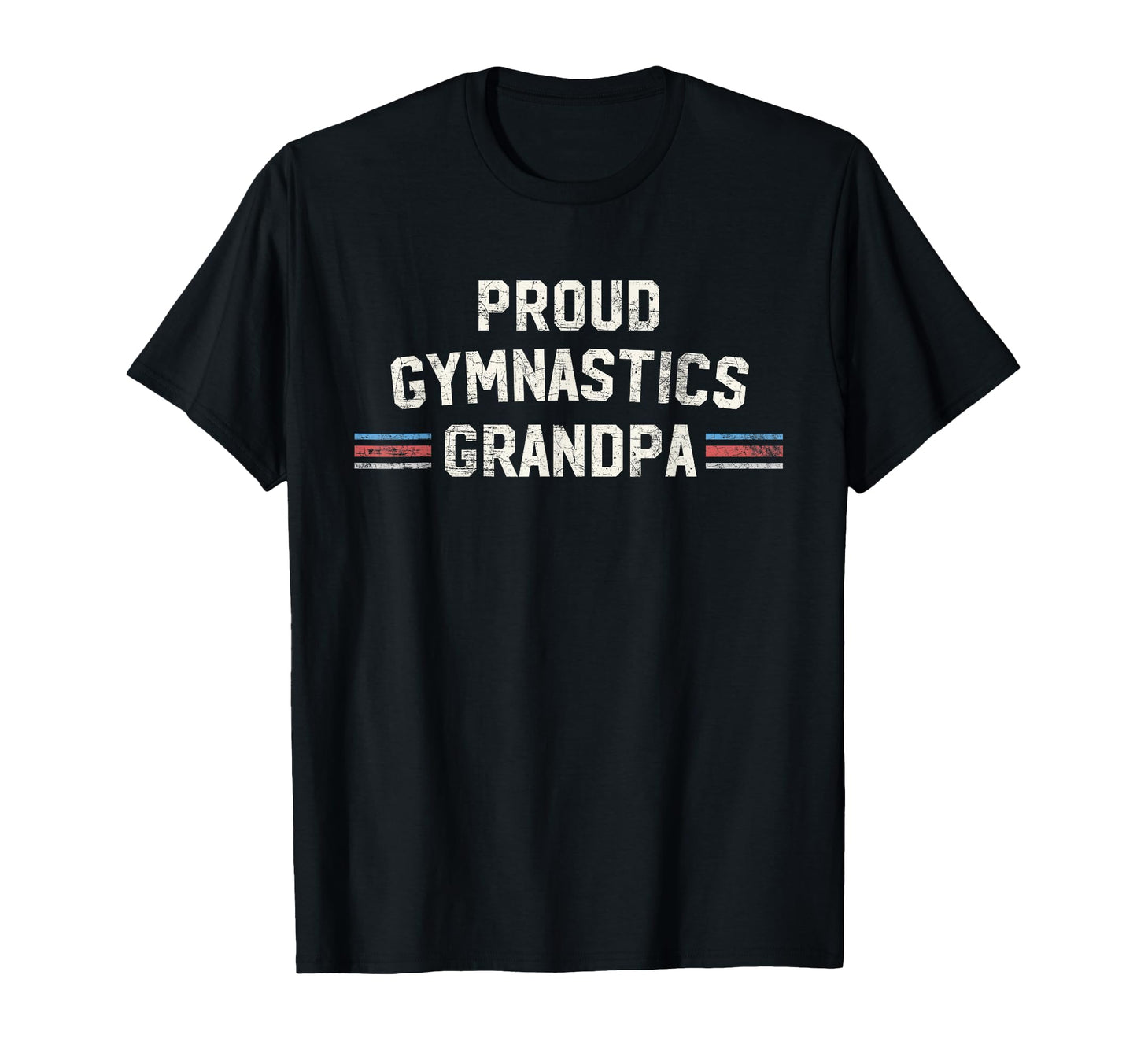 Proud Gymnastics Grandpa Gymnast Gift T-Shirt - Unique Graphic Men Women - T-Shirt, Sweatshirt, Hoodie