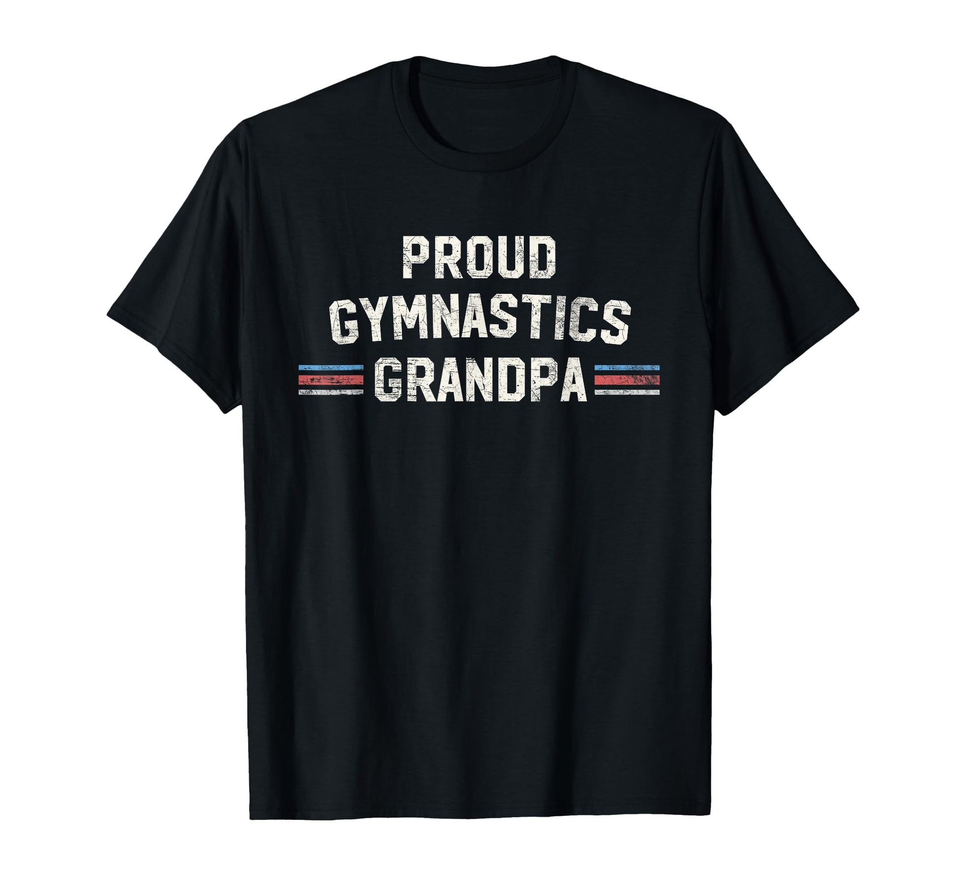 Proud Gymnastics Grandpa Gymnast Gift T-Shirt - Unique Graphic Men Women - T-Shirt, Sweatshirt, Hoodie