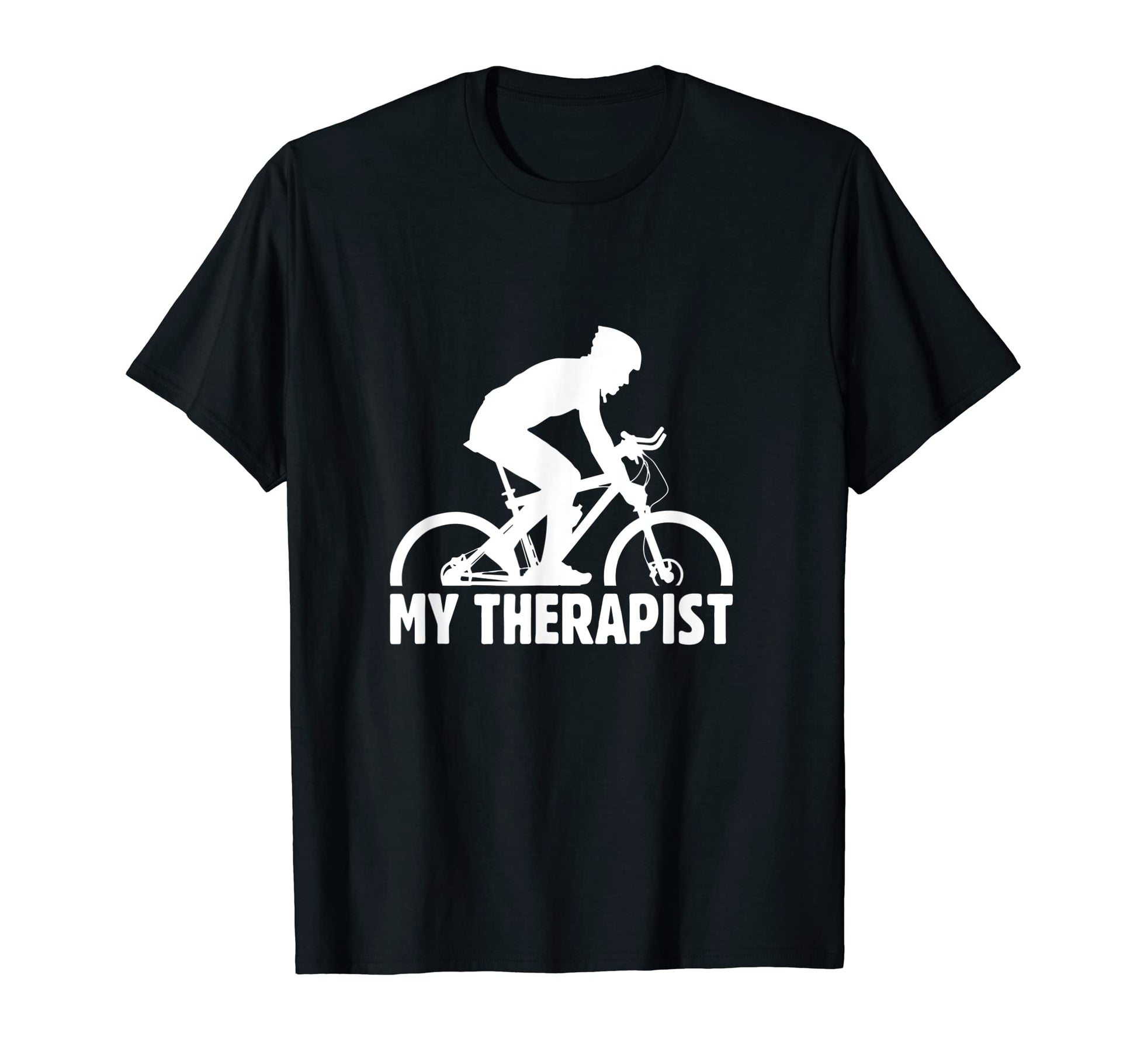 My Therapist Bike Lover Biker Mountain T-Shirt - Minimalist Print Unisex - T-Shirt, Sweatshirt, Hoodie