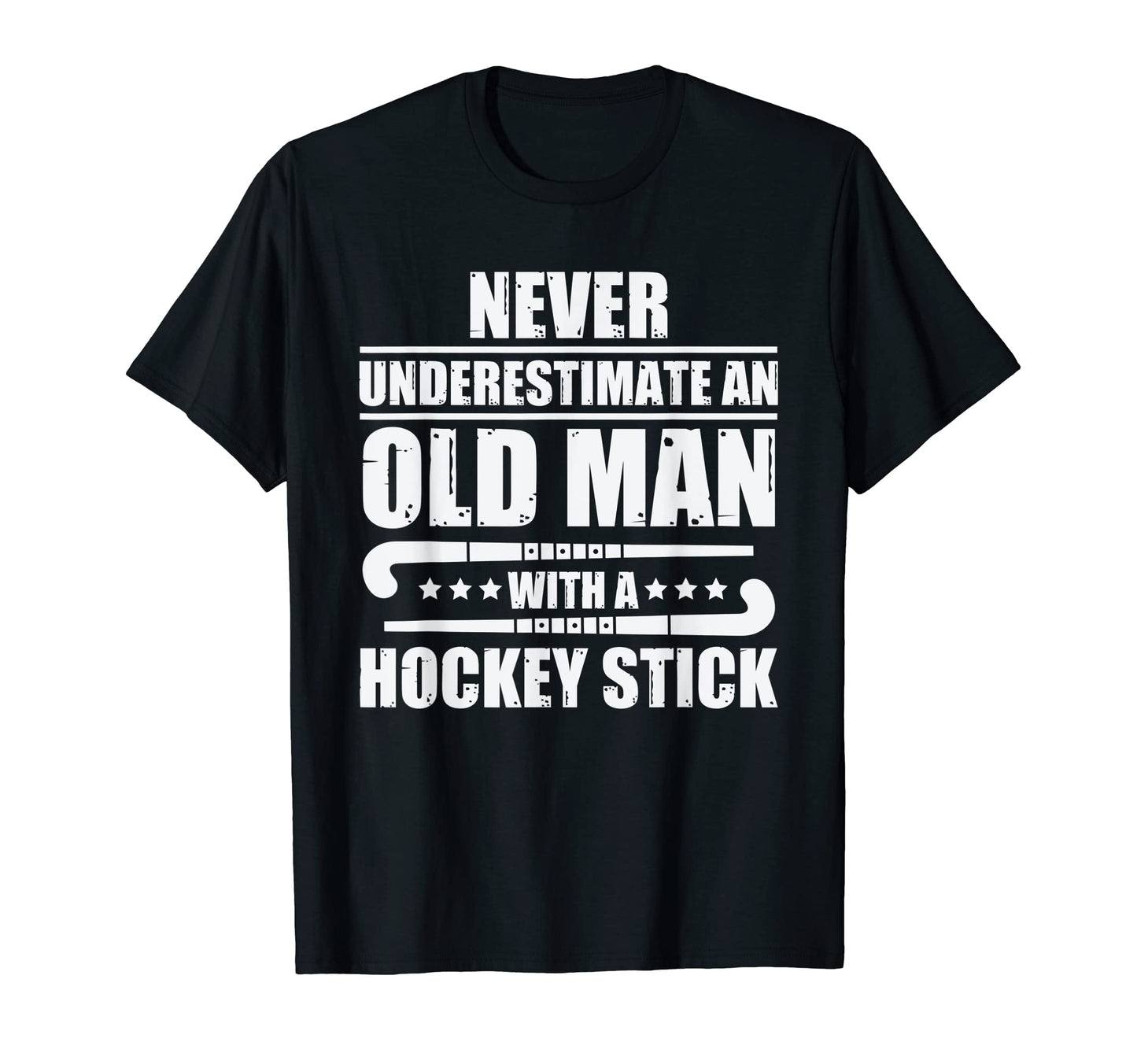 Hockey Lover Dad Grandpa Funny T-Shirt - Casual Everyday Wear for Adults - T-Shirt, Sweatshirt, Hoodie