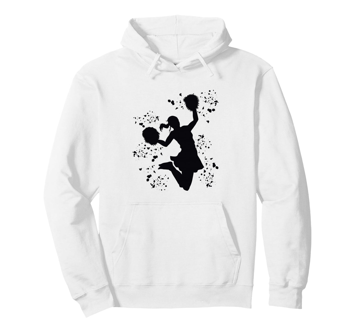 Cheerleader Cheer Mom Love Cheerleading Hoodie - Graphic Print for Adults - T-Shirt, Sweatshirt, Hoodie