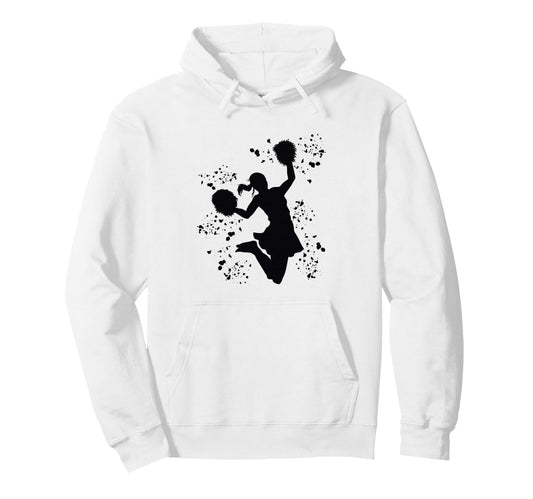 Cheerleader Cheer Mom Love Cheerleading Hoodie - Graphic Print for Adults - T-Shirt, Sweatshirt, Hoodie