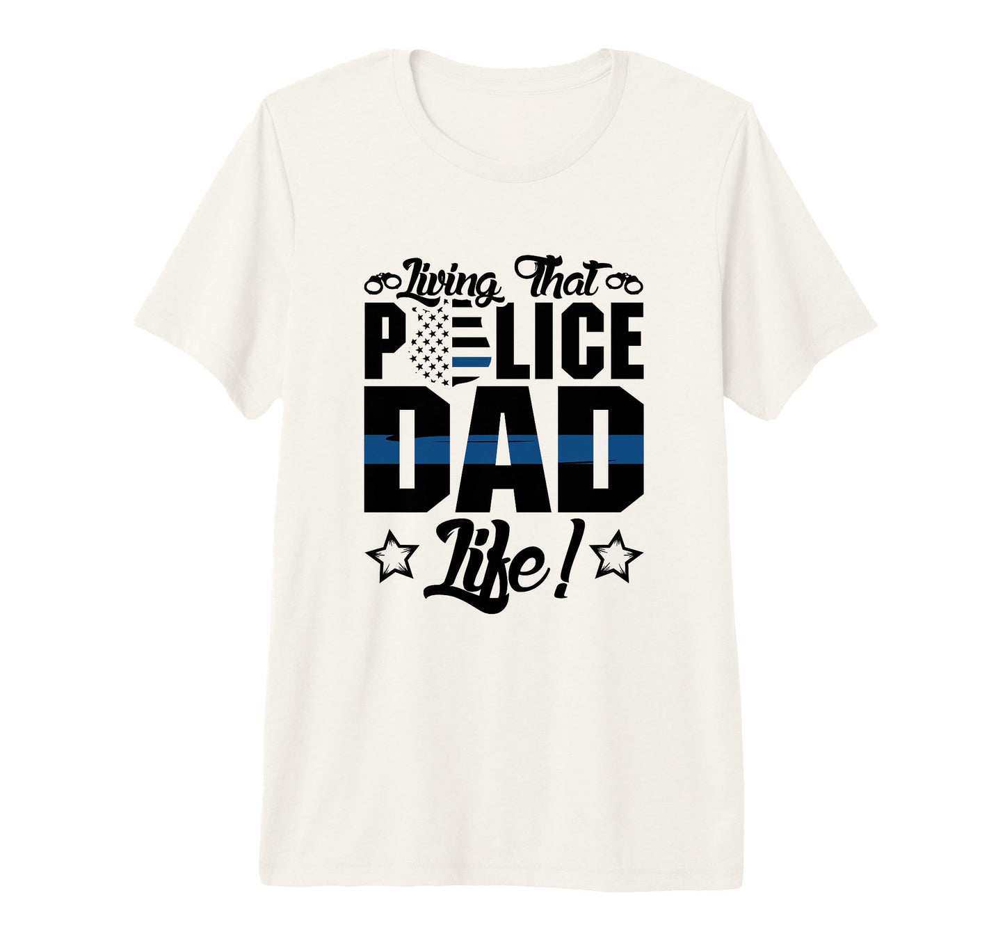 Mens Thin Blue Line Living That T-Shirt - Streetwear Style for Adults - T-Shirt, Sweatshirt, Hoodie