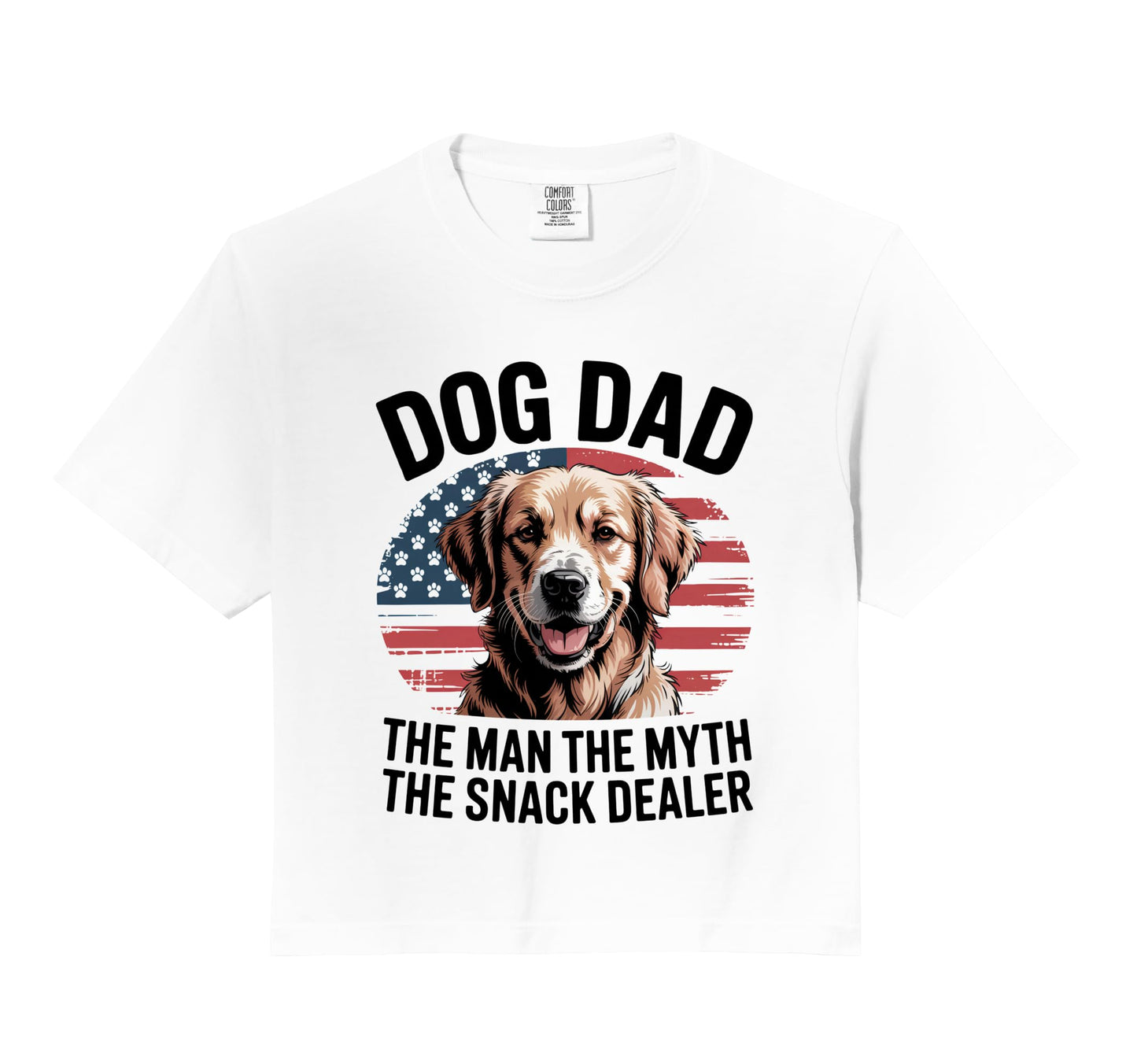 Dog Dad Myth Snack Dealer Funny Hoodie - Streetwear Style for Adults - T-Shirt, Sweatshirt, Hoodie