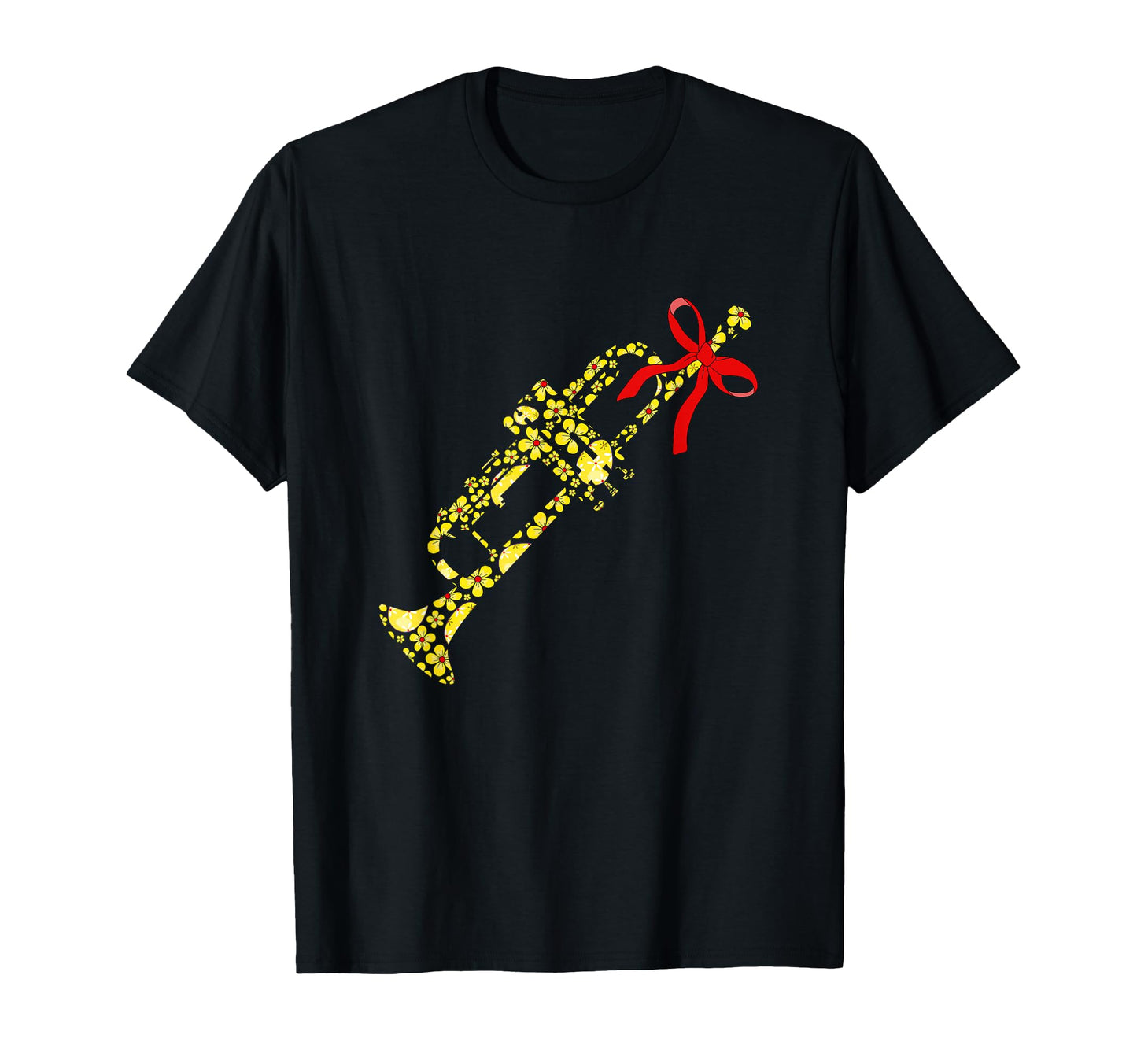 Easter Eggs Floral Trumpet T-Shirt - Casual Everyday Wear Men Women - T-Shirt, Sweatshirt, Hoodie