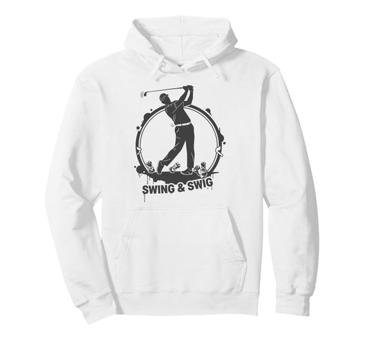 80 Alcohol 20 Skill Golf Ball Golfing Hoodie - Custom Art Print Unisex - T-Shirt, Sweatshirt, Hoodie
