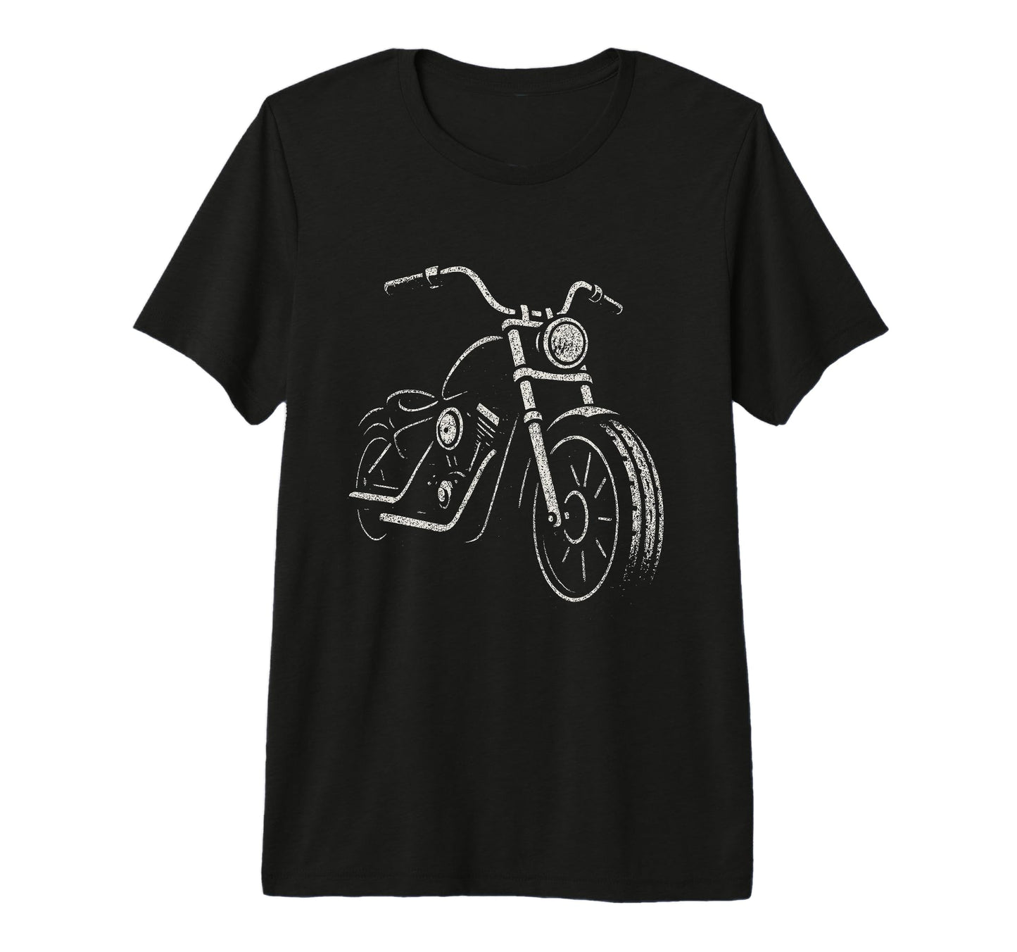 Motorcycle Mens Biker Tri Blend T-Shirt - Streetwear Style for Adults - T-Shirt, Sweatshirt, Hoodie