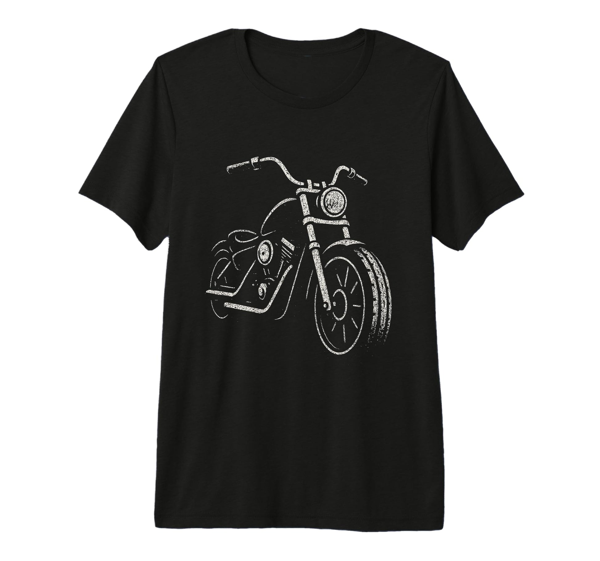 Motorcycle Mens Biker Tri Blend T-Shirt - Streetwear Style for Adults - T-Shirt, Sweatshirt, Hoodie