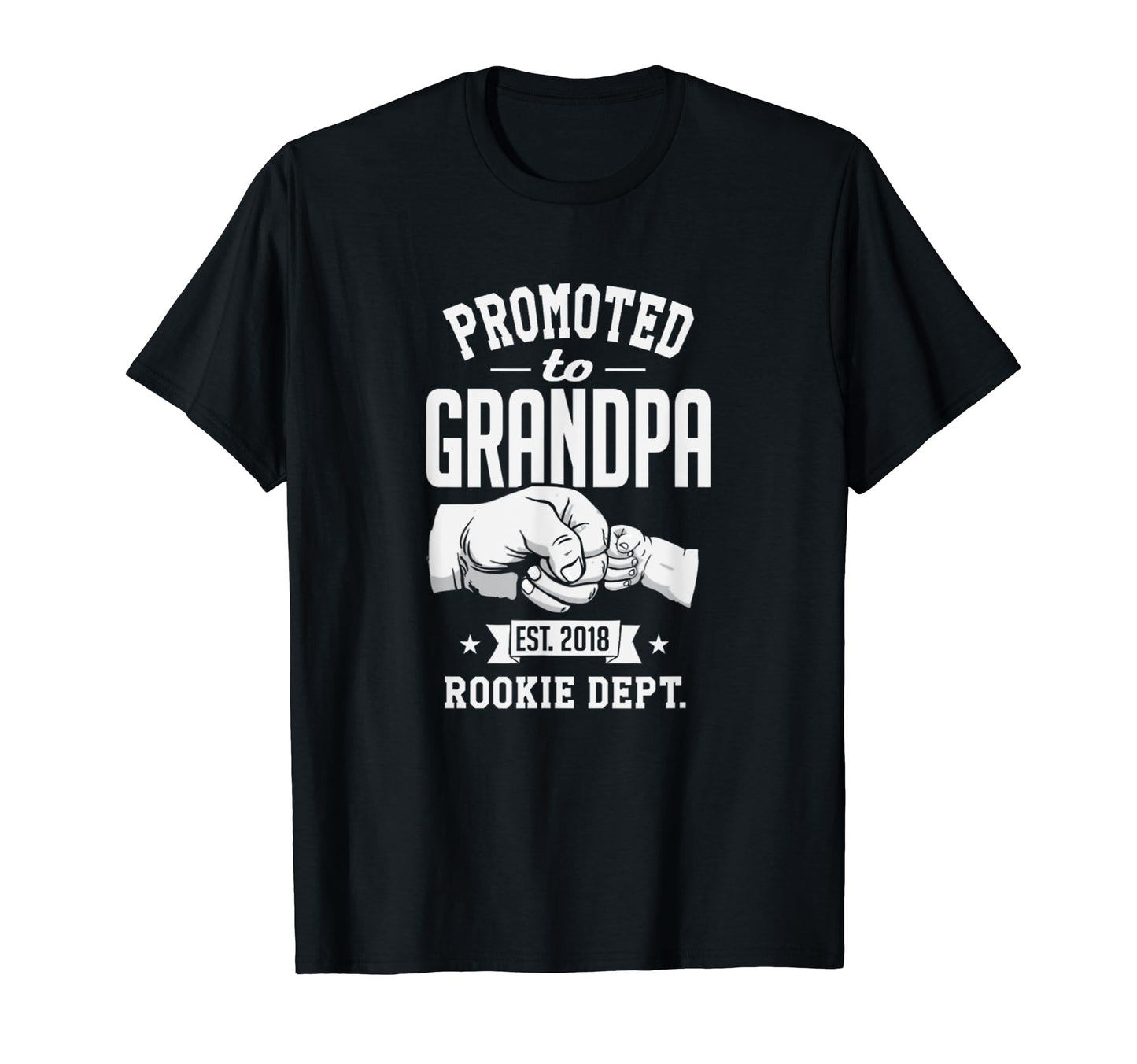 Promoted To Grandpa Rookie Department T-Shirt - Aesthetic Graphic Unisex - T-Shirt, Sweatshirt, Hoodie