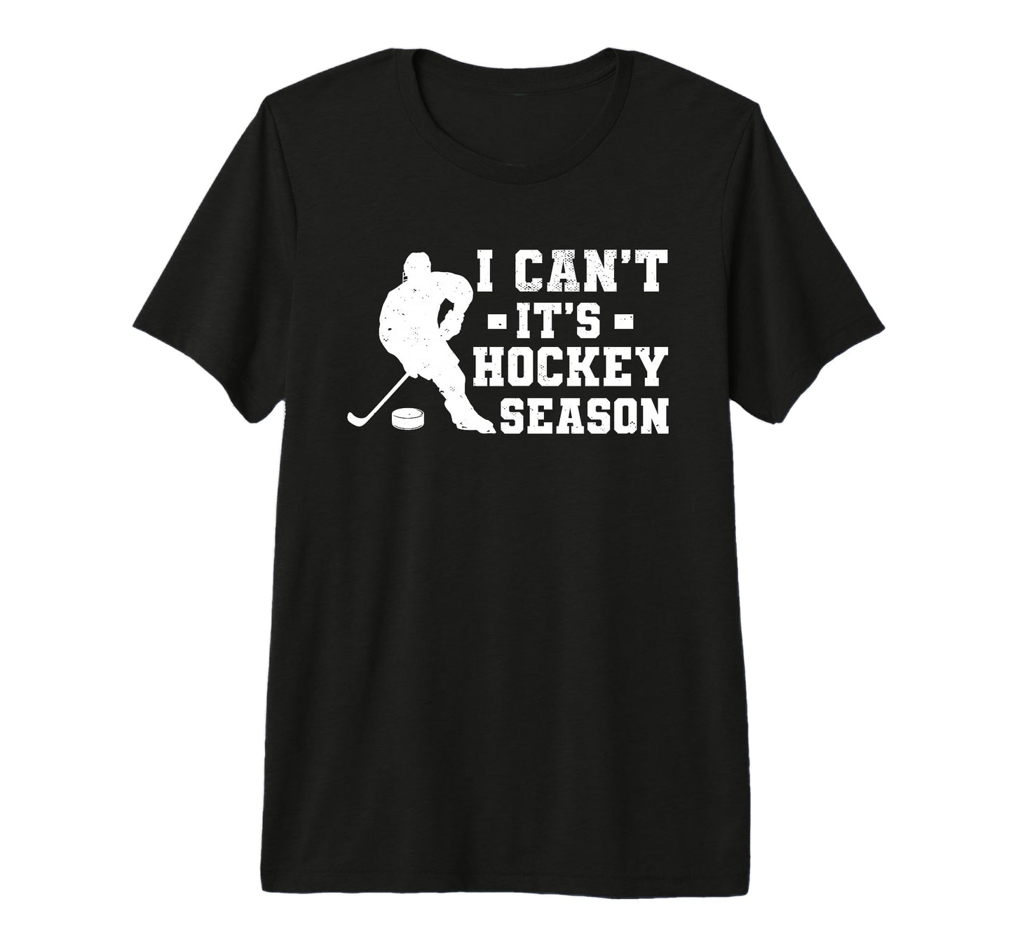 Ice Hockey Dad Tri Blend T-Shirt - Minimalist Print Men Women - T-Shirt, Sweatshirt, Hoodie