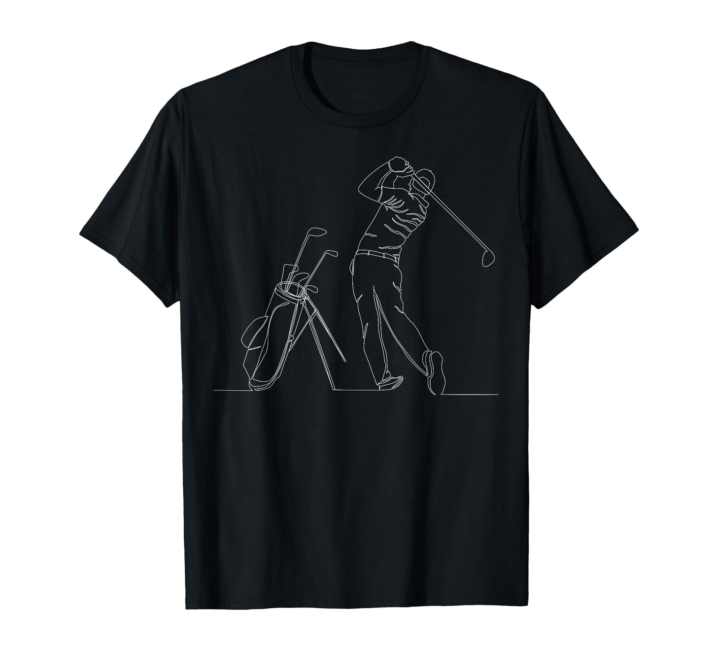 One Line Golf Players Vibes Golfer T-Shirt - Fun Novelty Design Men Women - T-Shirt, Sweatshirt, Hoodie