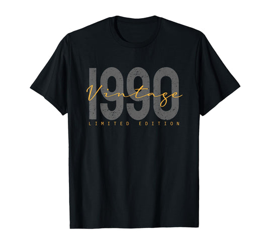 35 Years Old 1990 35Th Birthday T-Shirt - Minimalist Print for Adults - T-Shirt, Sweatshirt, Hoodie