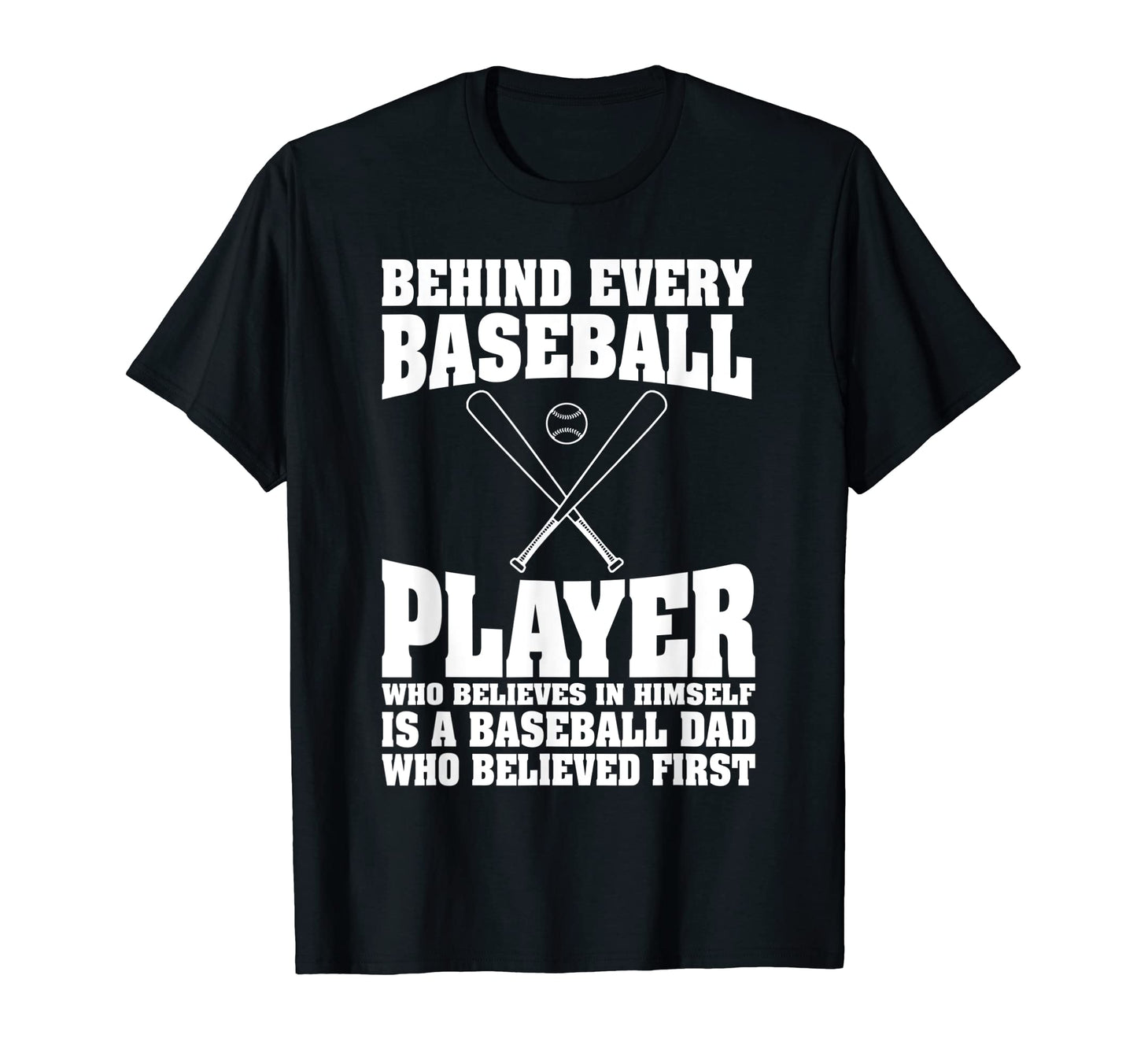 Behind Baseball Player There Is Beliver T-Shirt - Streetwear Style Unisex - T-Shirt, Sweatshirt, Hoodie