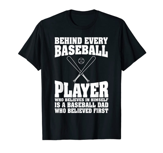 Behind Baseball Player There Is Beliver T-Shirt - Streetwear Style Unisex - T-Shirt, Sweatshirt, Hoodie