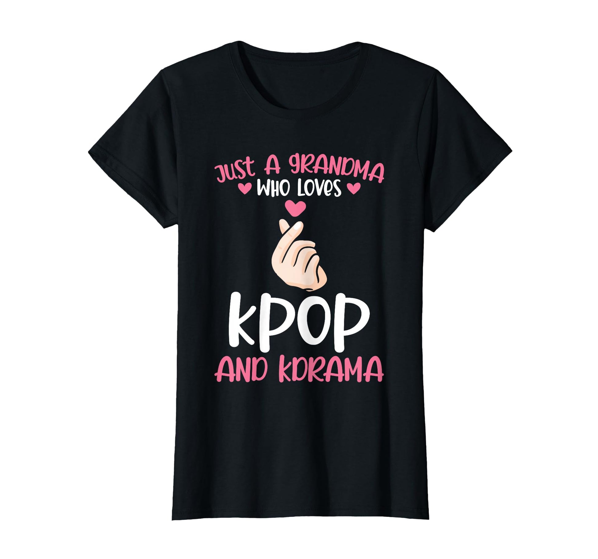 Just Grandma Who Loves Kpop T-Shirt - Minimalist Print for Adults - T-Shirt, Sweatshirt, Hoodie