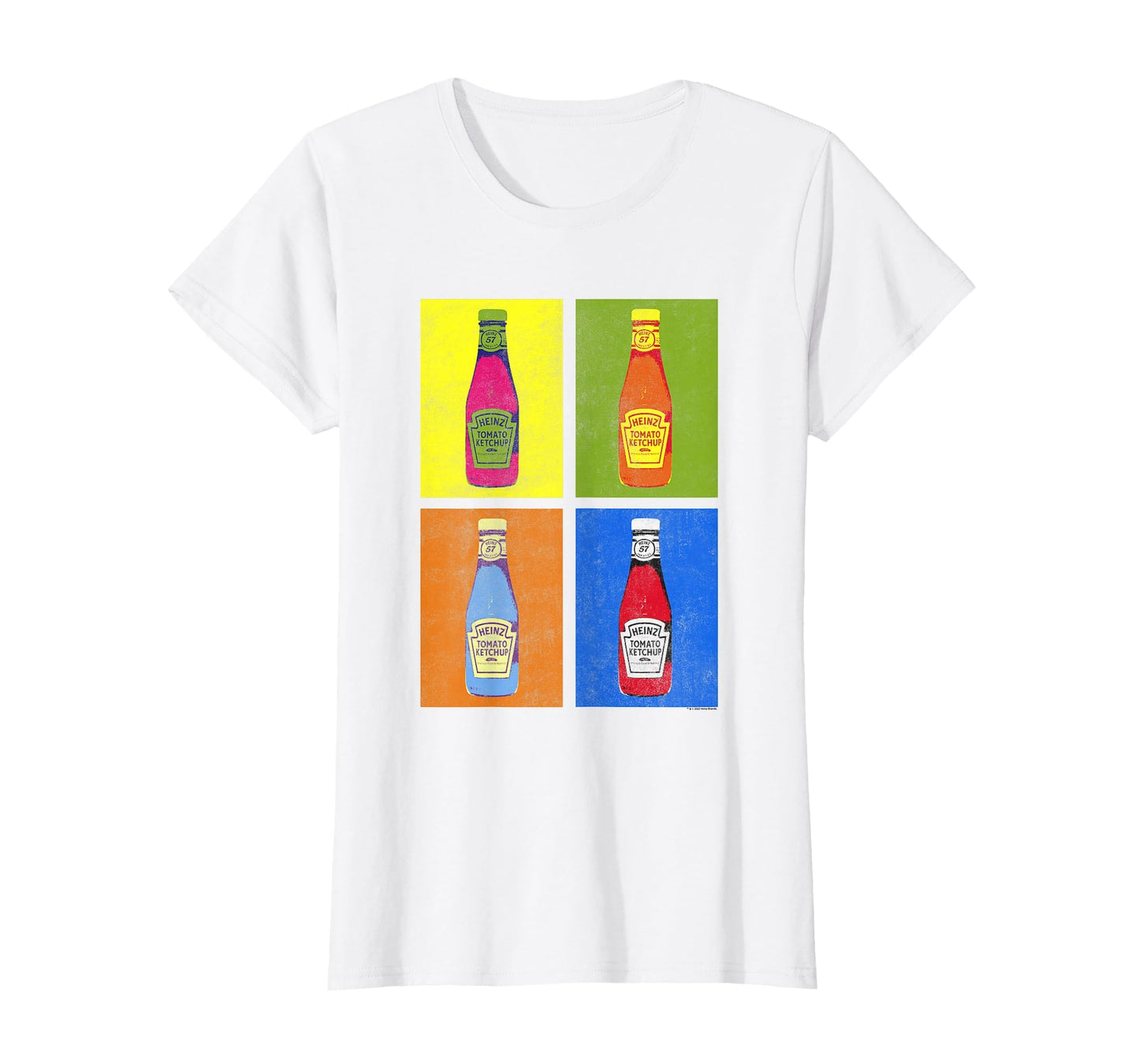 Heinz Tomato Ketchup Pop Art Panels T-Shirt - Novelty Apparel for Adults - T-Shirt, Sweatshirt, Hoodie