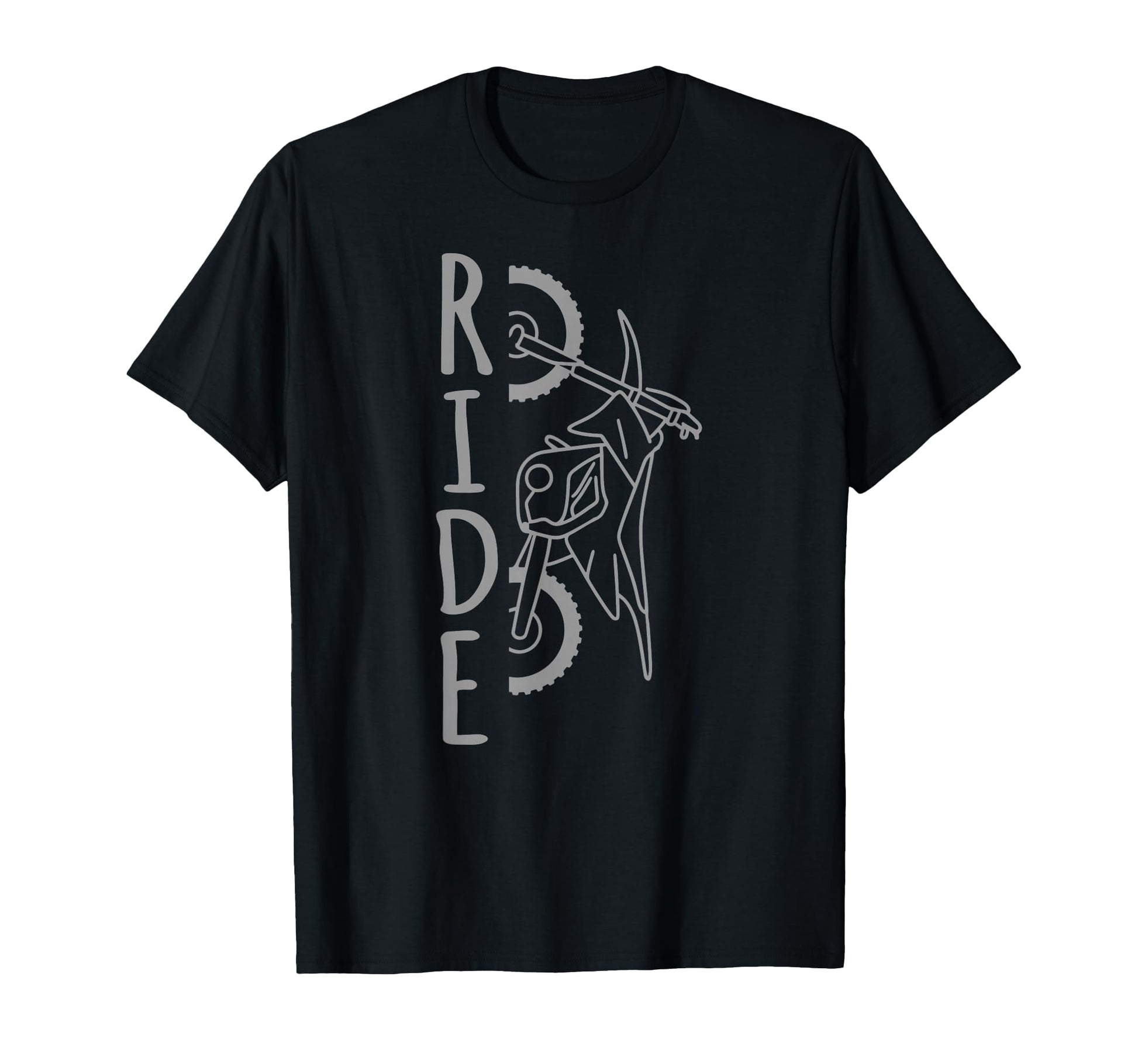 Ride Dirt Bike Motocross Minimalist T-Shirt - Streetwear Style Men Women - T-Shirt, Sweatshirt, Hoodie