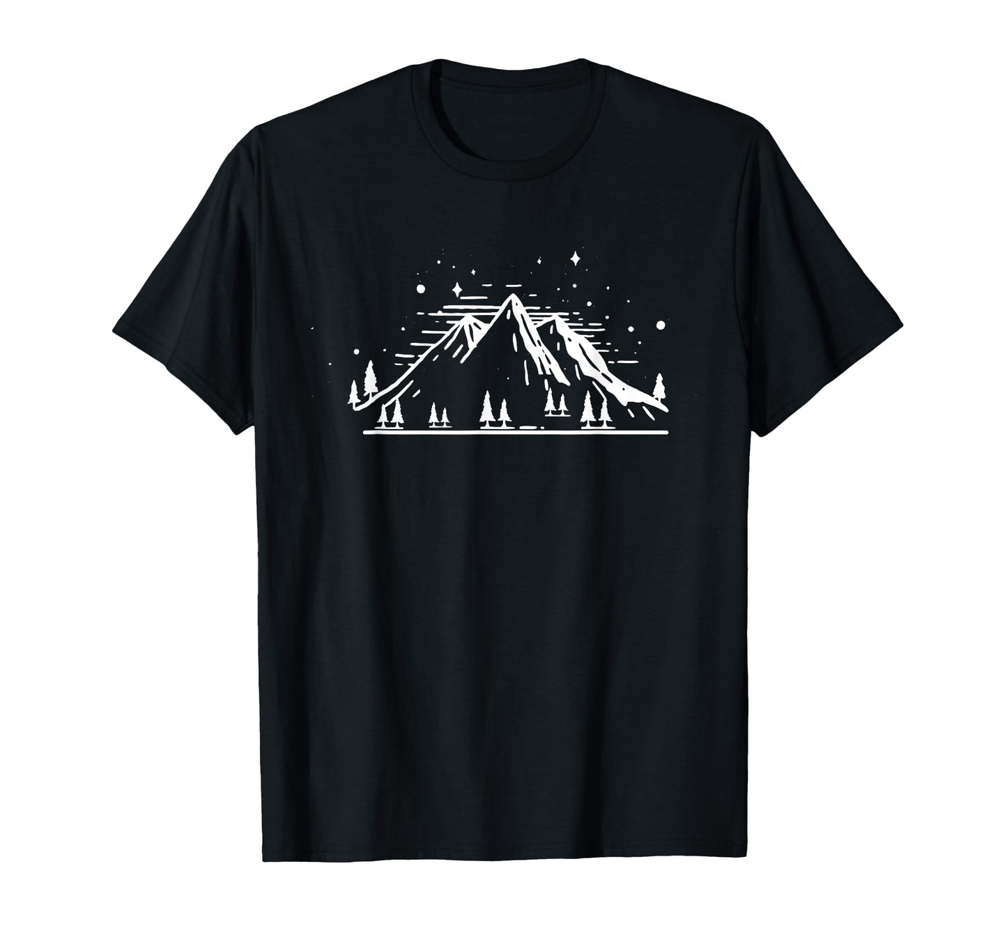 Nature Mountains Snow Travel Holiday T-Shirt - Novelty Apparel Unisex - T-Shirt, Sweatshirt, Hoodie