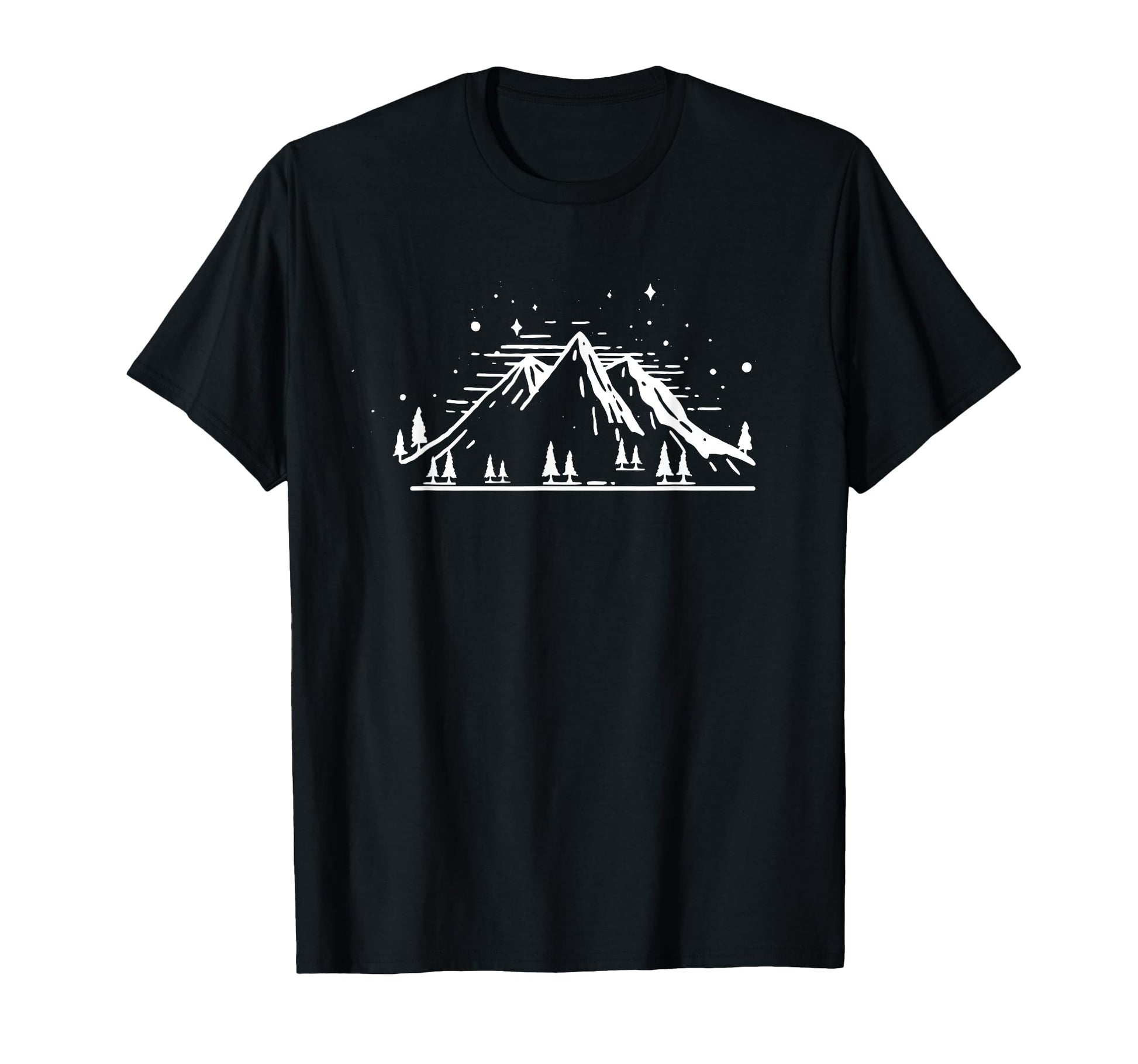 Nature Mountains Snow Travel Holiday T-Shirt - Novelty Apparel Unisex - T-Shirt, Sweatshirt, Hoodie