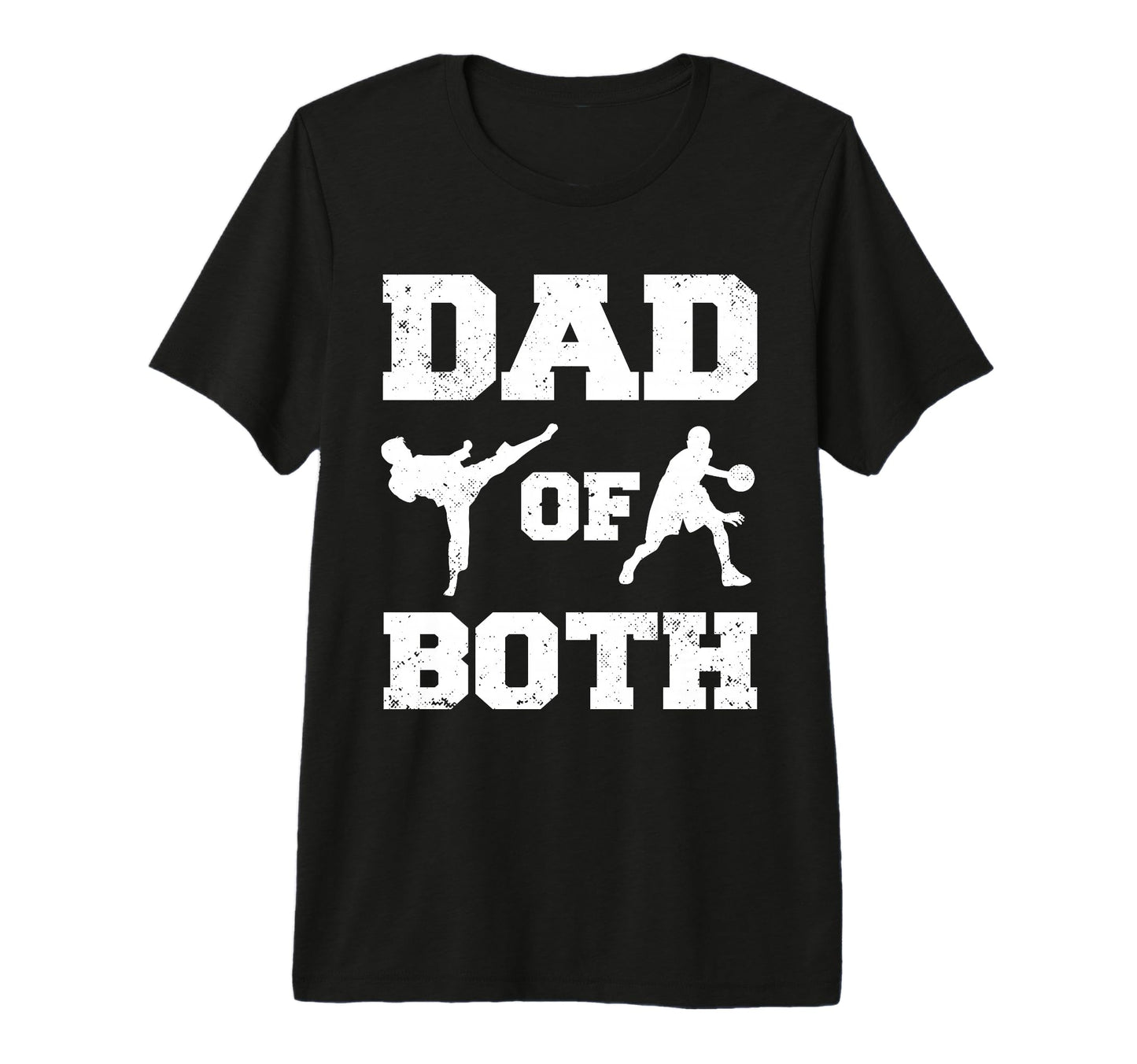Mens Dad Both Funny Taekwondo T-Shirt - Fun Novelty Design for Adults - T-Shirt, Sweatshirt, Hoodie