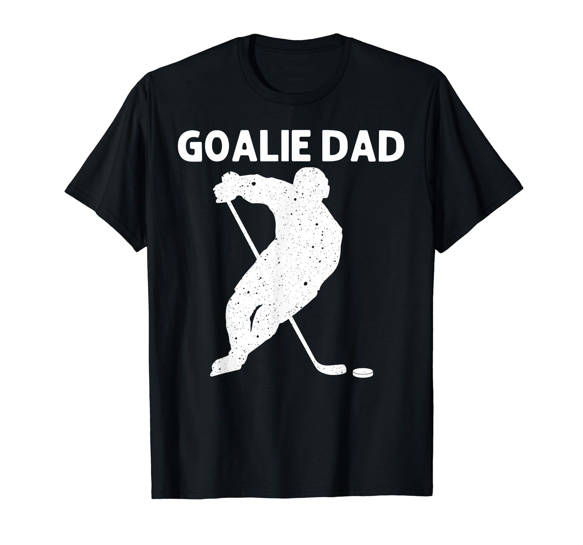 Ice Hockey Art Dad Papa Goalie Hockey T-Shirt - Unique Graphic Men Women - T-Shirt, Sweatshirt, Hoodie