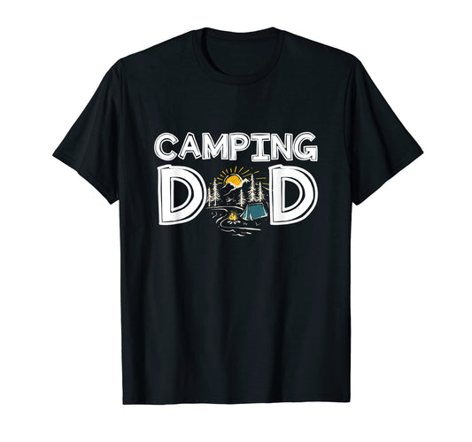 Camping Dad Camper Fathers Day Gift Camping T-Shirt - Trendy Graphic Unisex - T-Shirt, Sweatshirt, Hoodie