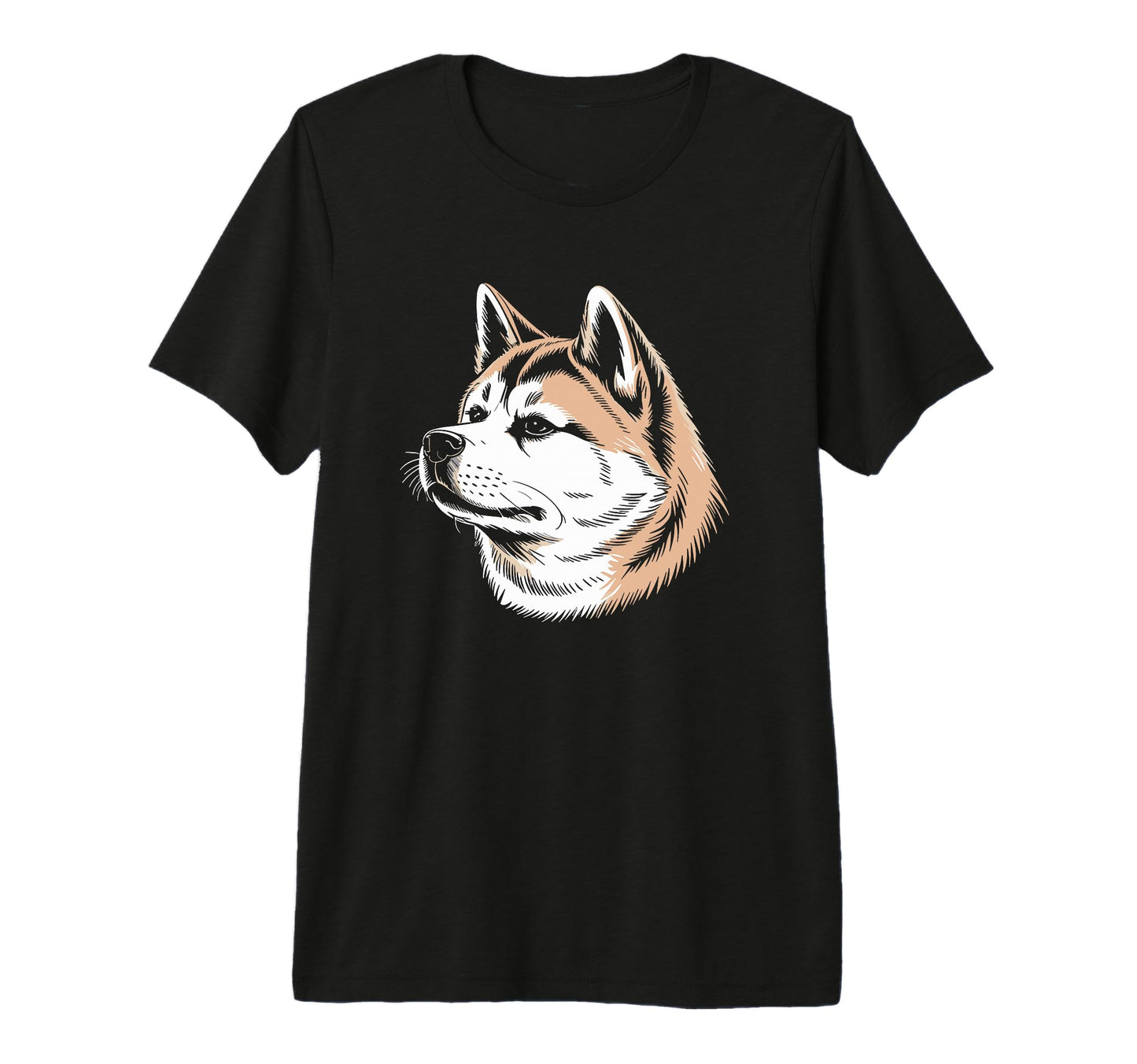 Mom Dad Akita Dog Owner Hiking Lover T-Shirt - Custom Art Print Men Women - T-Shirt, Sweatshirt, Hoodie