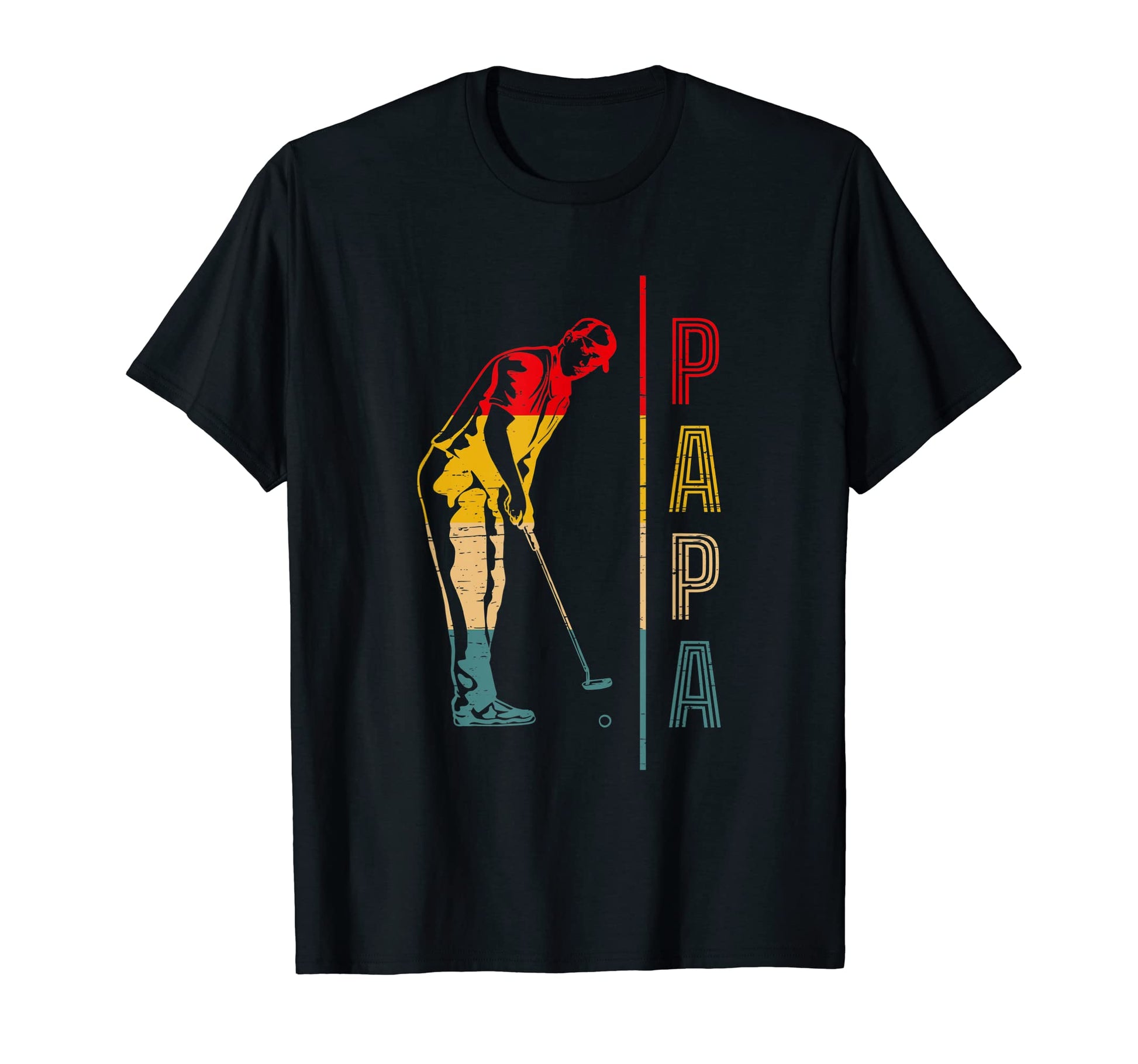 Husband Papa Dad Daddy Golf T-Shirt - Aesthetic Graphic for Adults - T-Shirt, Sweatshirt, Hoodie