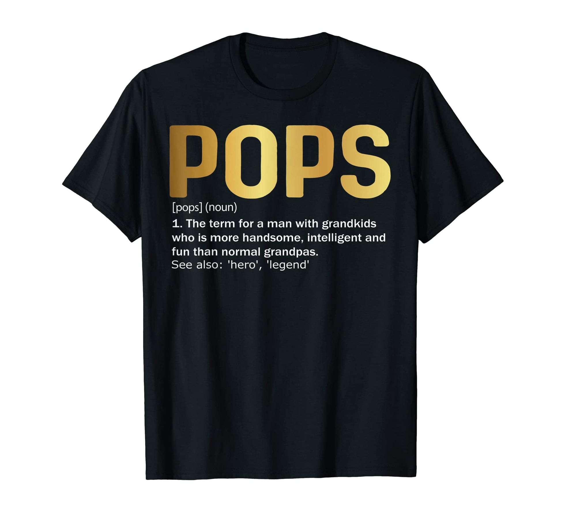 Mens Gold Pops Definition Like T-Shirt - Aesthetic Graphic for Adults - T-Shirt, Sweatshirt, Hoodie