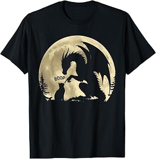 Dragon Boop Cat Under Full Moon Funny Cute Fantasy Night T-Shirt Unisex T-shirt, Sweatshirt, Hoodie, Long Sleeve Tee - T-Shirt, Sweatshirt, Hoodie