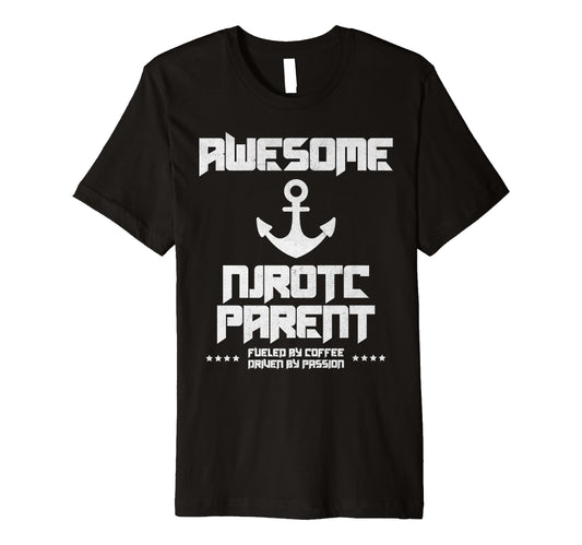 Awesome Njrotc Parent Mom Dad Naval T-Shirt - Aesthetic Graphic for Adults - T-Shirt, Sweatshirt, Hoodie