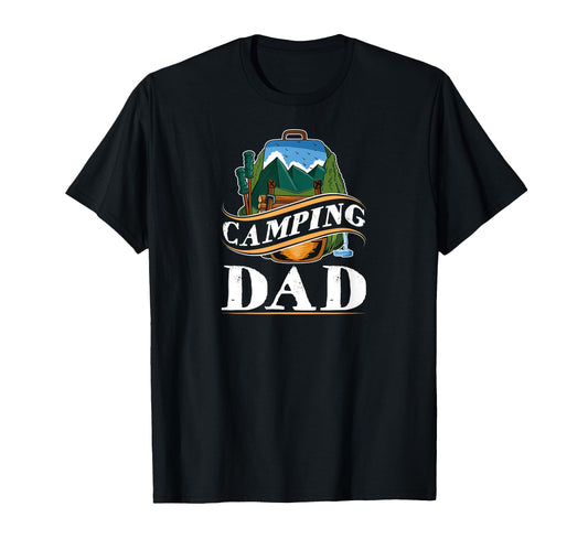Camping Dad Mountains Hiking T-Shirt - Novelty Apparel for Adults - T-Shirt, Sweatshirt, Hoodie