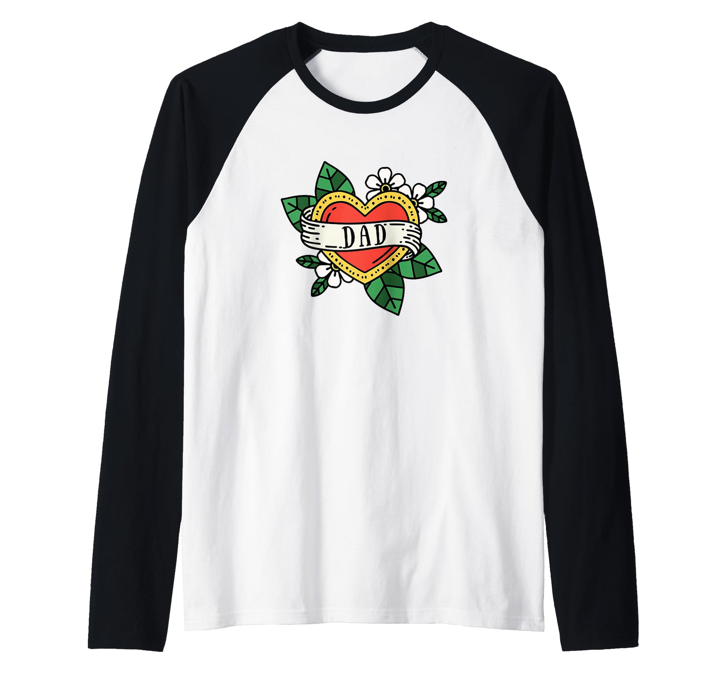 Tattoo Heart Dad Designs And Gifts Sweatshirt - Unique Graphic Unisex - T-Shirt, Sweatshirt, Hoodie