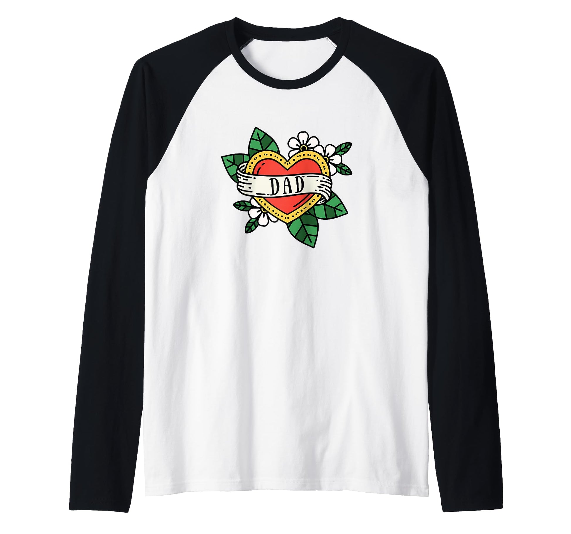Tattoo Heart Dad Designs And Gifts Sweatshirt - Unique Graphic Unisex - T-Shirt, Sweatshirt, Hoodie