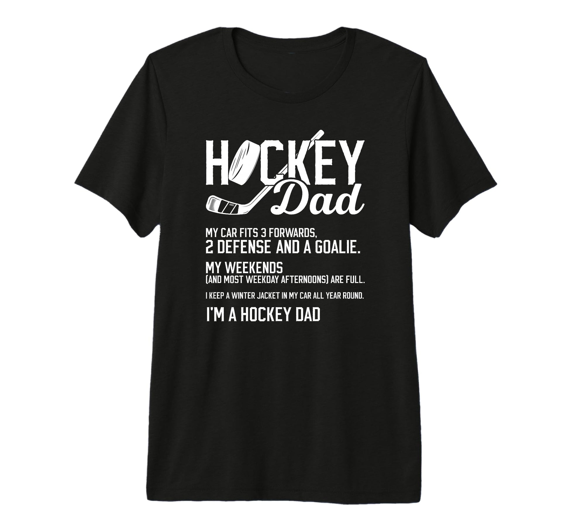 Mens Im Hockey Dad Ice Hockey Player T-Shirt - Graphic Print for Adults - T-Shirt, Sweatshirt, Hoodie