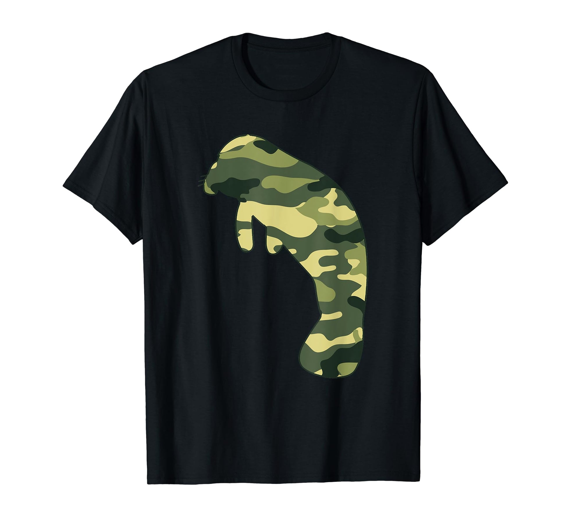 Military Dugong Camo Us Manatee T-Shirt - Minimalist Print for Adults - T-Shirt, Sweatshirt, Hoodie
