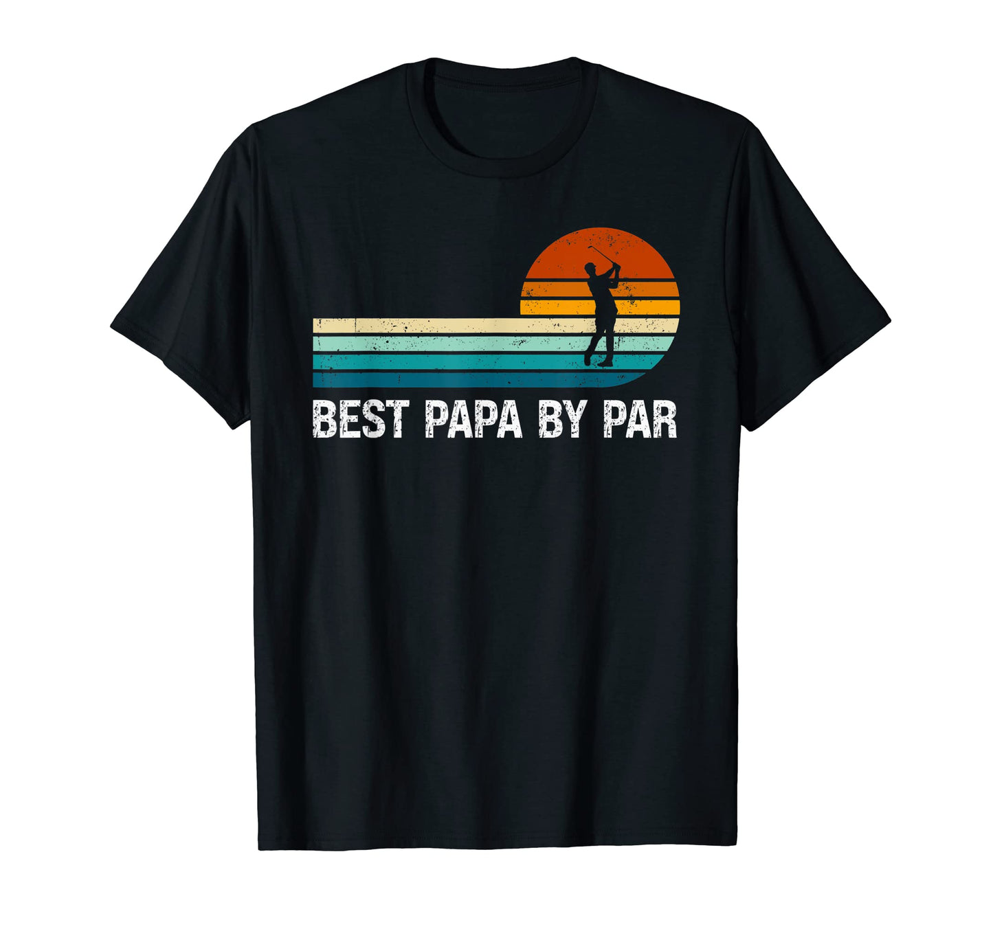 Mens Best Papa Par Golf Golfing Players T-Shirt - Custom Art Print Unisex - T-Shirt, Sweatshirt, Hoodie
