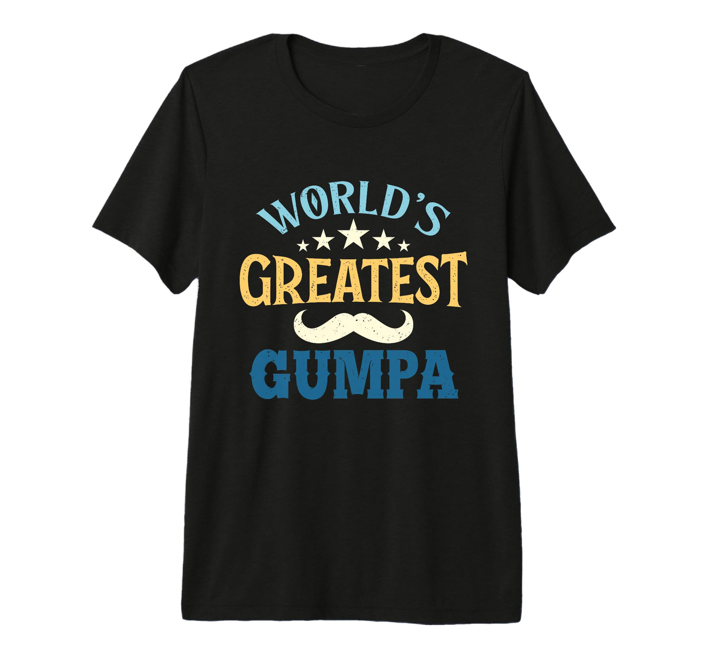 Mens Worlds Greatest Gumpa Gifts T-Shirt - Custom Art Print for Adults - T-Shirt, Sweatshirt, Hoodie