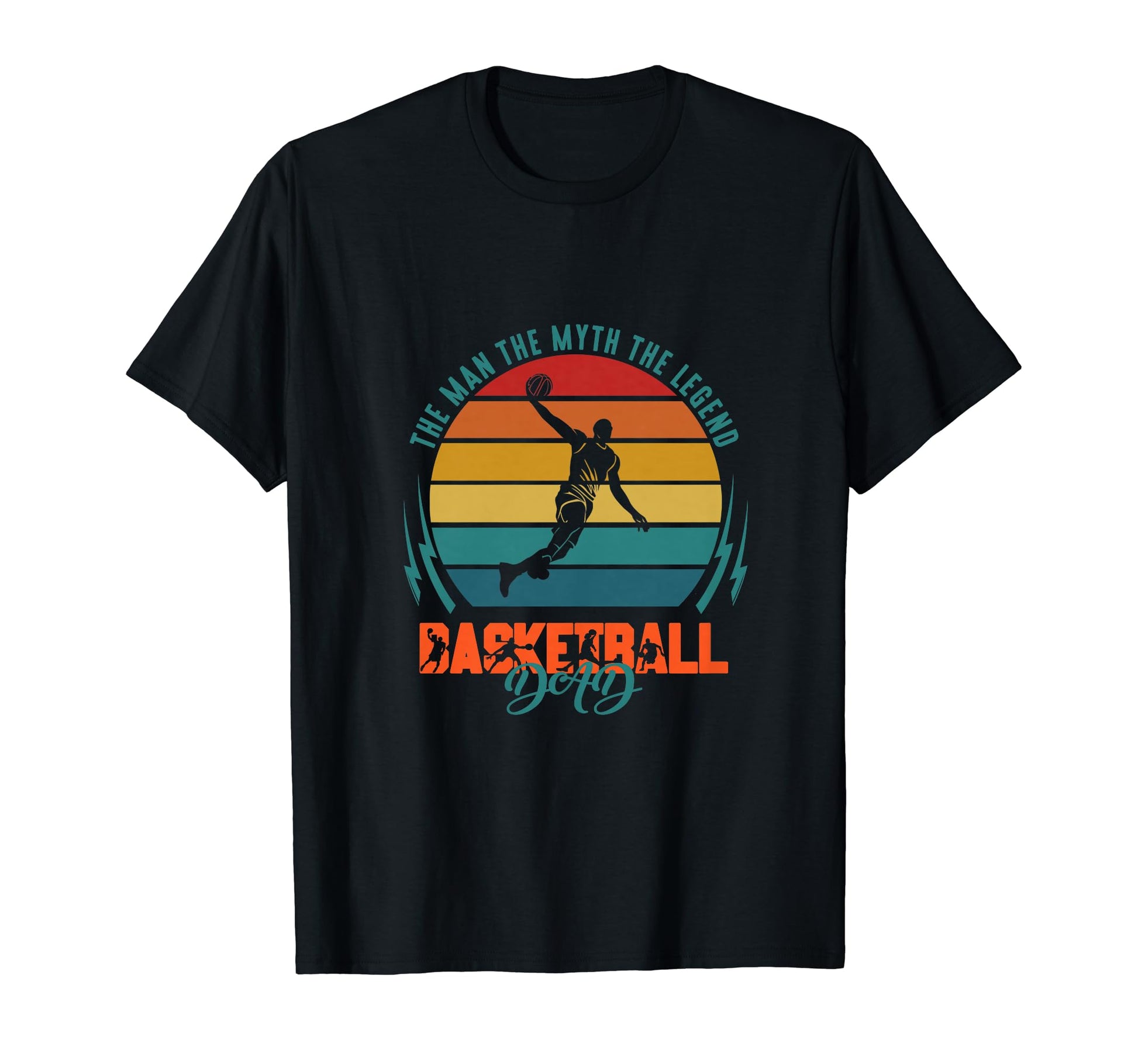 Myth Legend Basketball Dad Gift T-Shirt - Aesthetic Graphic Unisex - T-Shirt, Sweatshirt, Hoodie