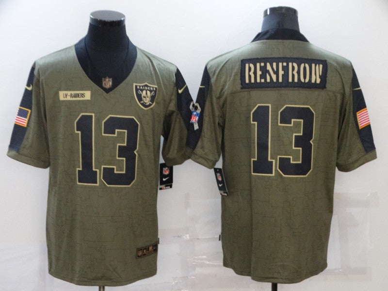 Men's Las Vegas Raiders Hunter Renfrow Brown Game Jersey football jersey product view 1