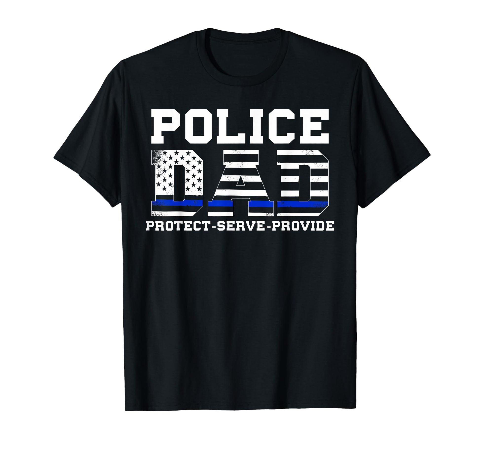 Proud Police Dad Law Enforcement T-Shirt - Aesthetic Graphic Men Women - T-Shirt, Sweatshirt, Hoodie